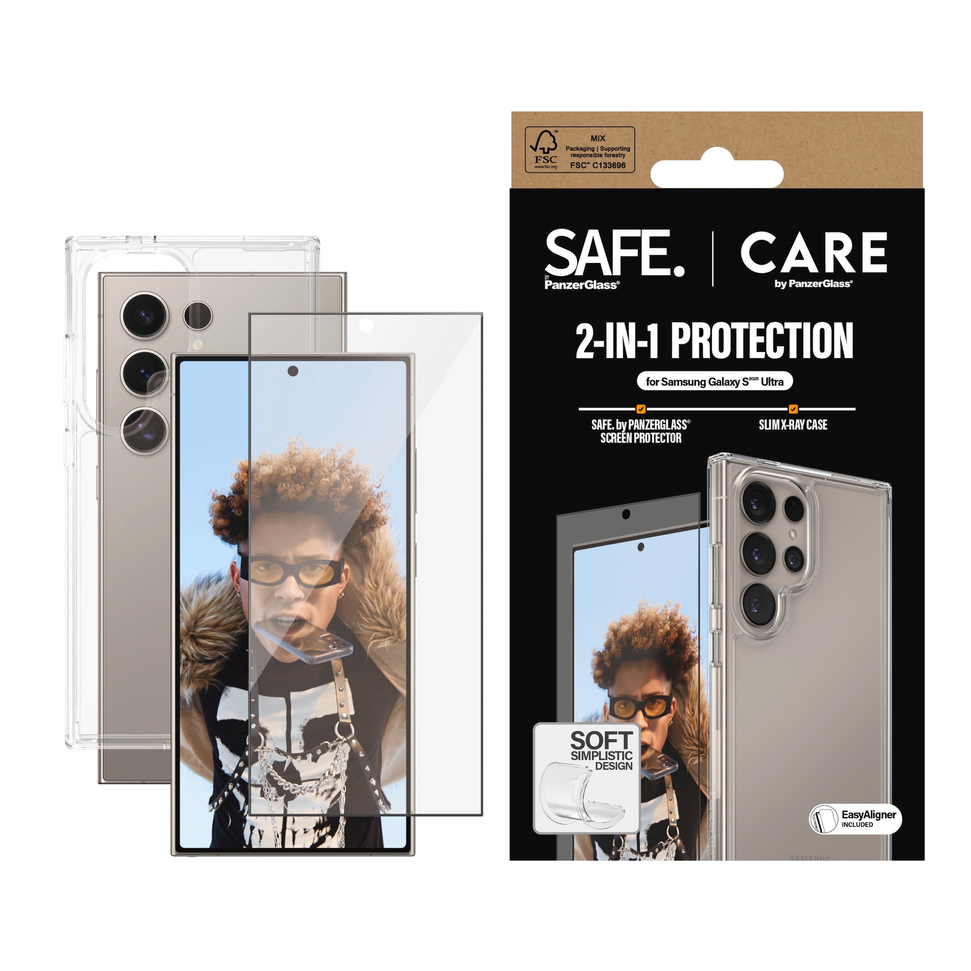 CARE by PanzerGlass Displayschutzglas »2-in-1 Protection Set« für Samsung G günstig online kaufen