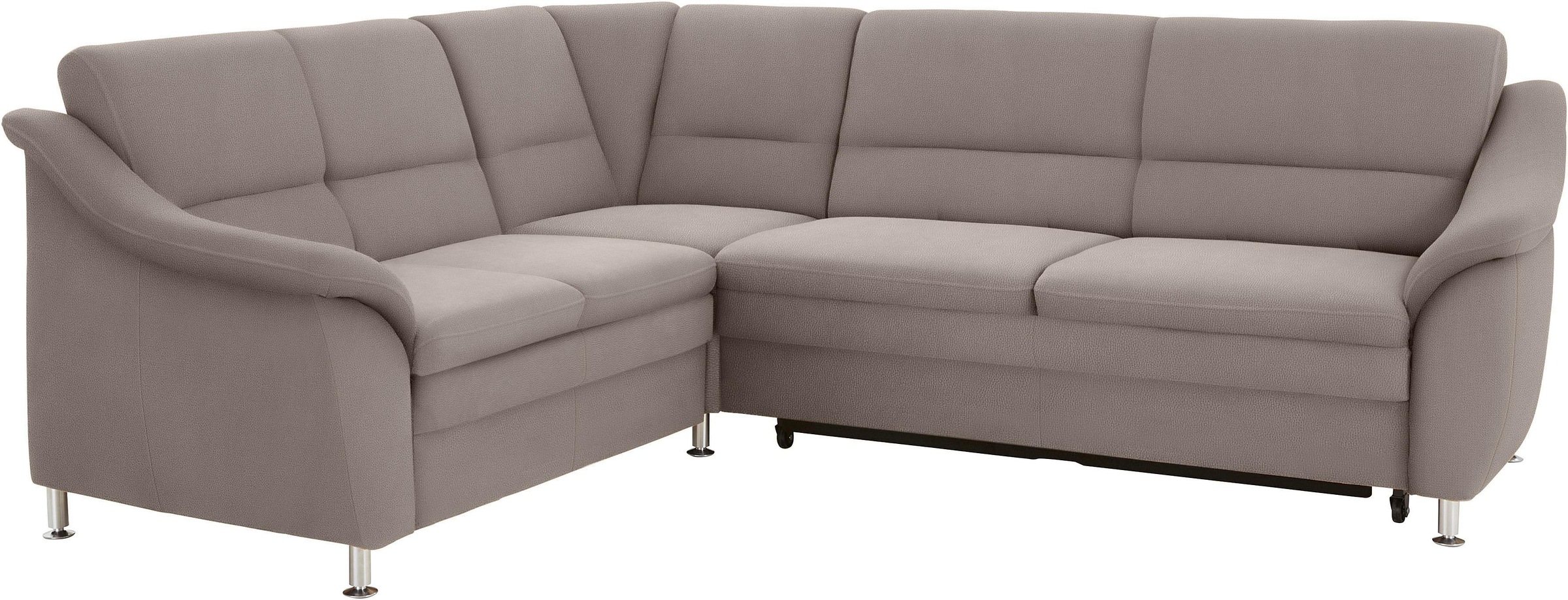 sit&more Ecksofa »Cardoso L-Form«, mit Federkern, wahlweise mit Bettfunktio günstig online kaufen