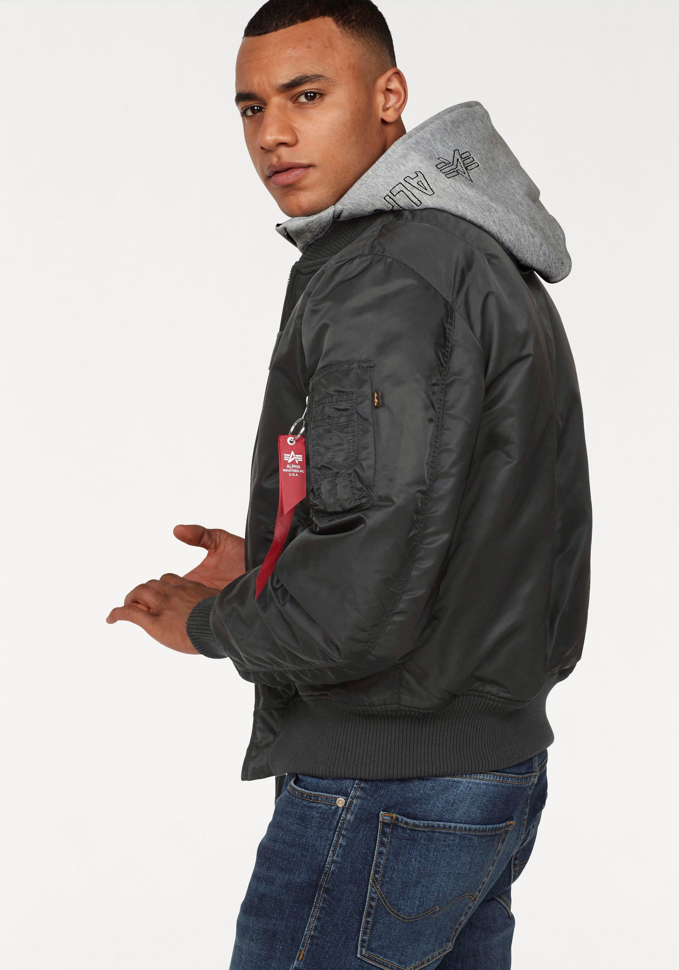 Alpha Industries Bomberjacke »MA-1 D-TEC«, mit Kapuze