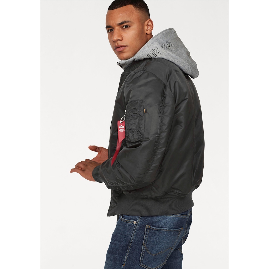 Alpha Industries Bomberjacke »MA-1 D-TEC«, mit Kapuze