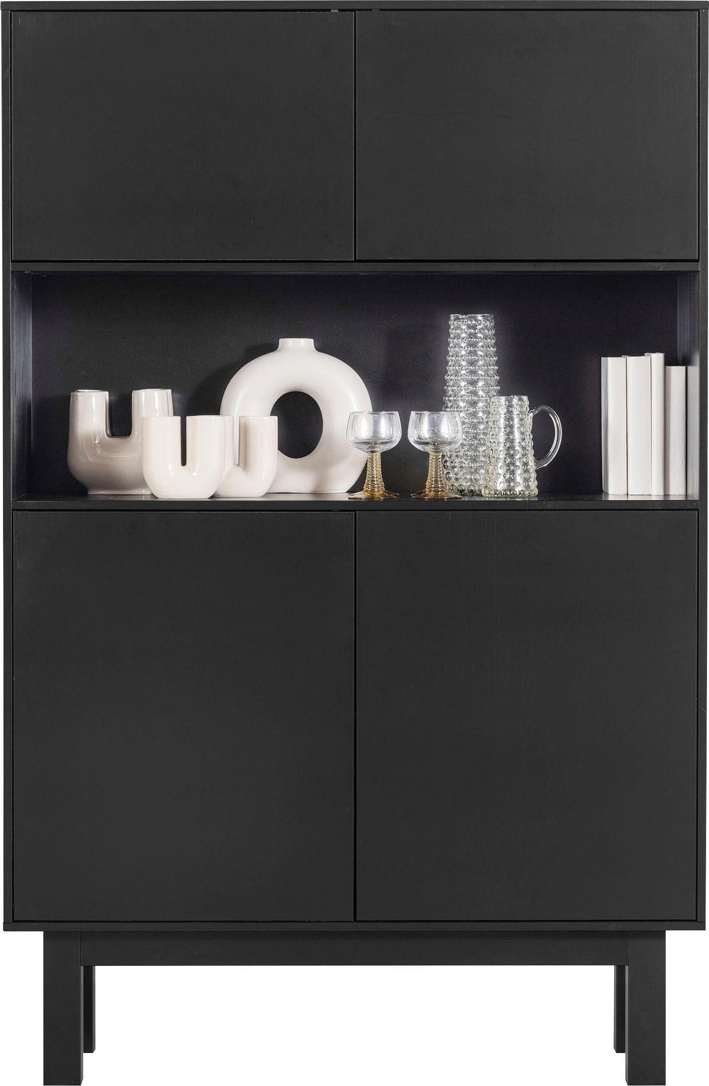 WOOOD Vitrinenschrank »Finca« günstig online kaufen