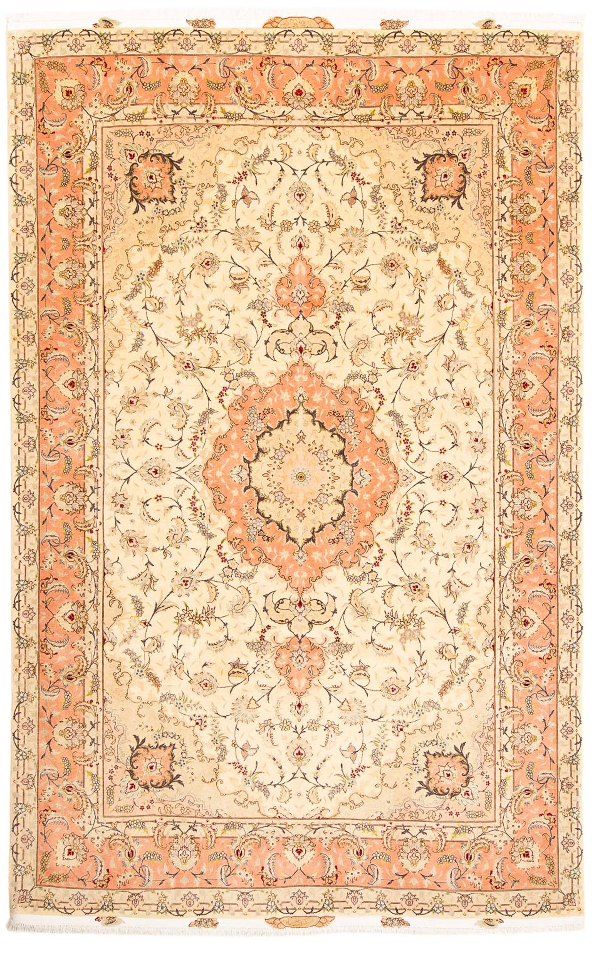 morgenland Orientteppich »Perser - Täbriz - Royal - 302 x 196 cm - beige«, günstig online kaufen