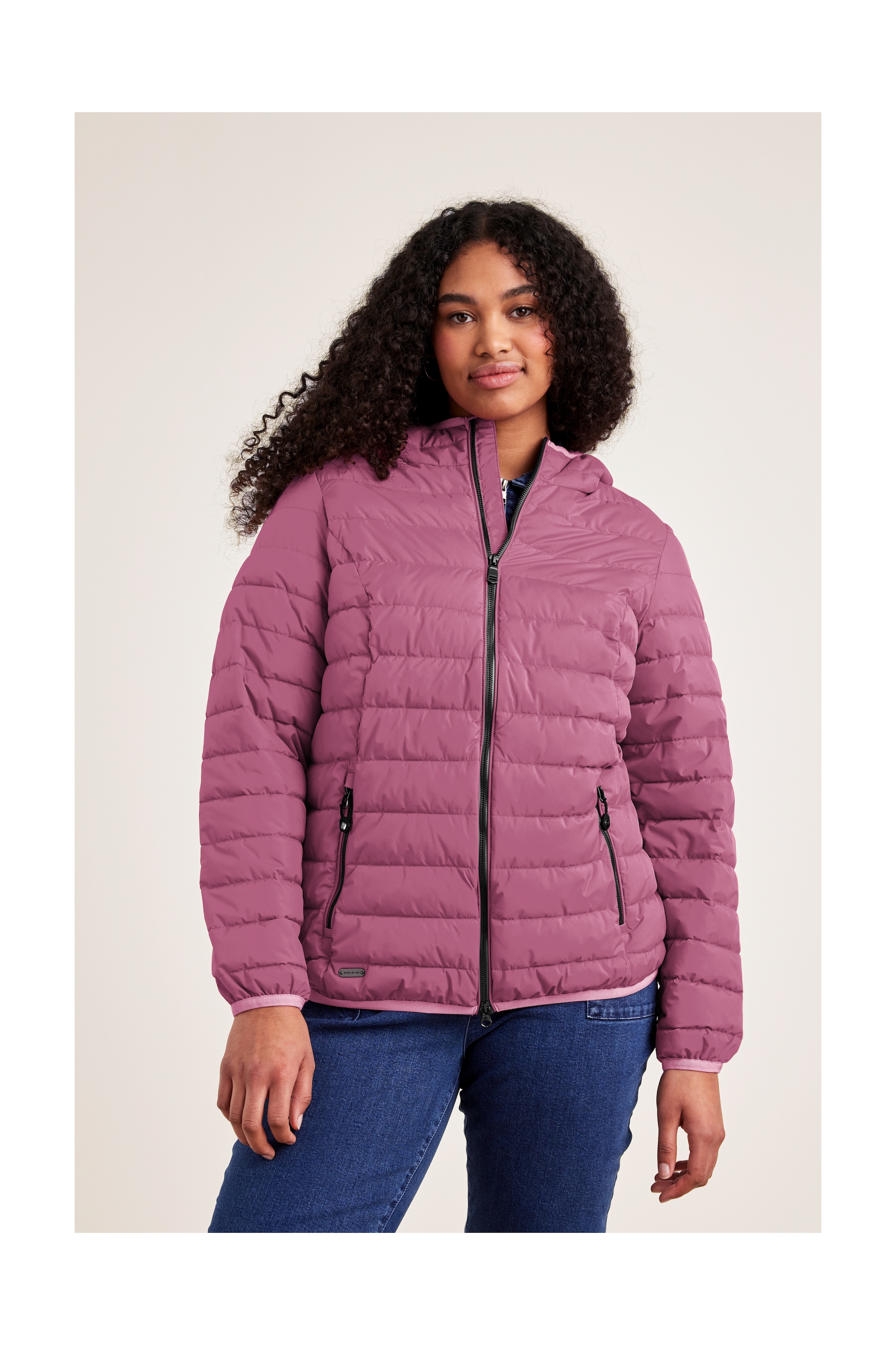 STOY Steppjacke »STS 3 WMN QLTD JCKT«, atmungsaktive, wasserabweisende Damen Steppjacke in großen Größen