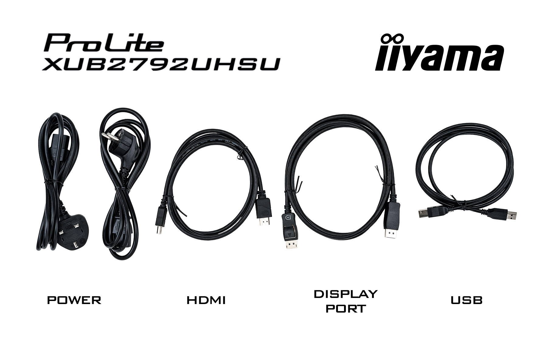 Iiyama LED-Monitor »XUB2792UHSU«, 68,5 cm/27 Zoll, 3840 x 2160 px, 4K Ultra HD, 4 ms Reaktionszeit, 60 Hz