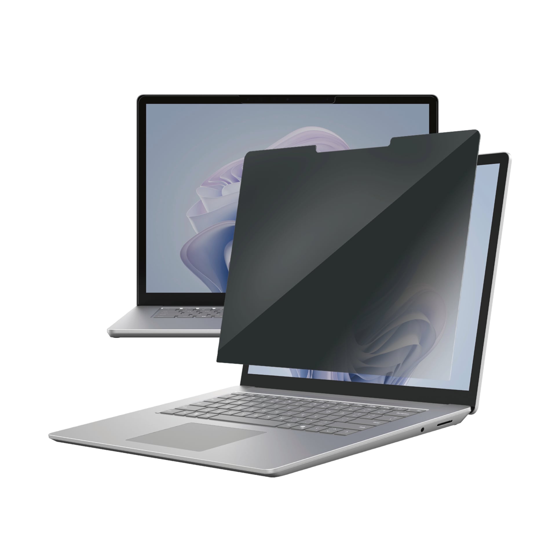 CARE by PanzerGlass Displayschutzfolie »Privacy Filter Screen Protector«, für Microsoft Laptop 15 2nd/3rd/4th/5th/6th Edition, Displayschutz, Schutzfolie, Blickschutz, kratz- & stoßfest