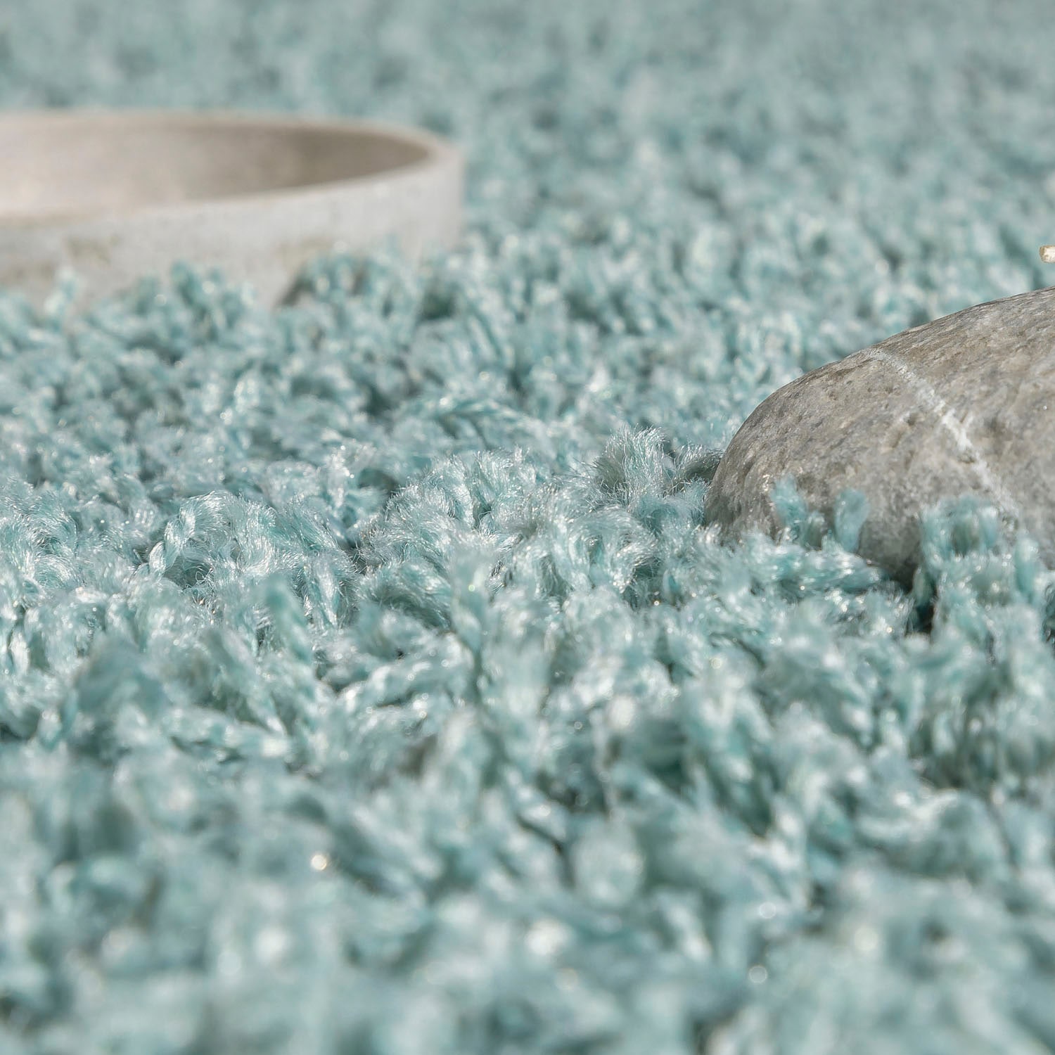 Paco Home Teppich »Twister 500«, rechteckig, 44 mm Höhe, Uni Hochflor Shaggy mit hoher Fadendichte