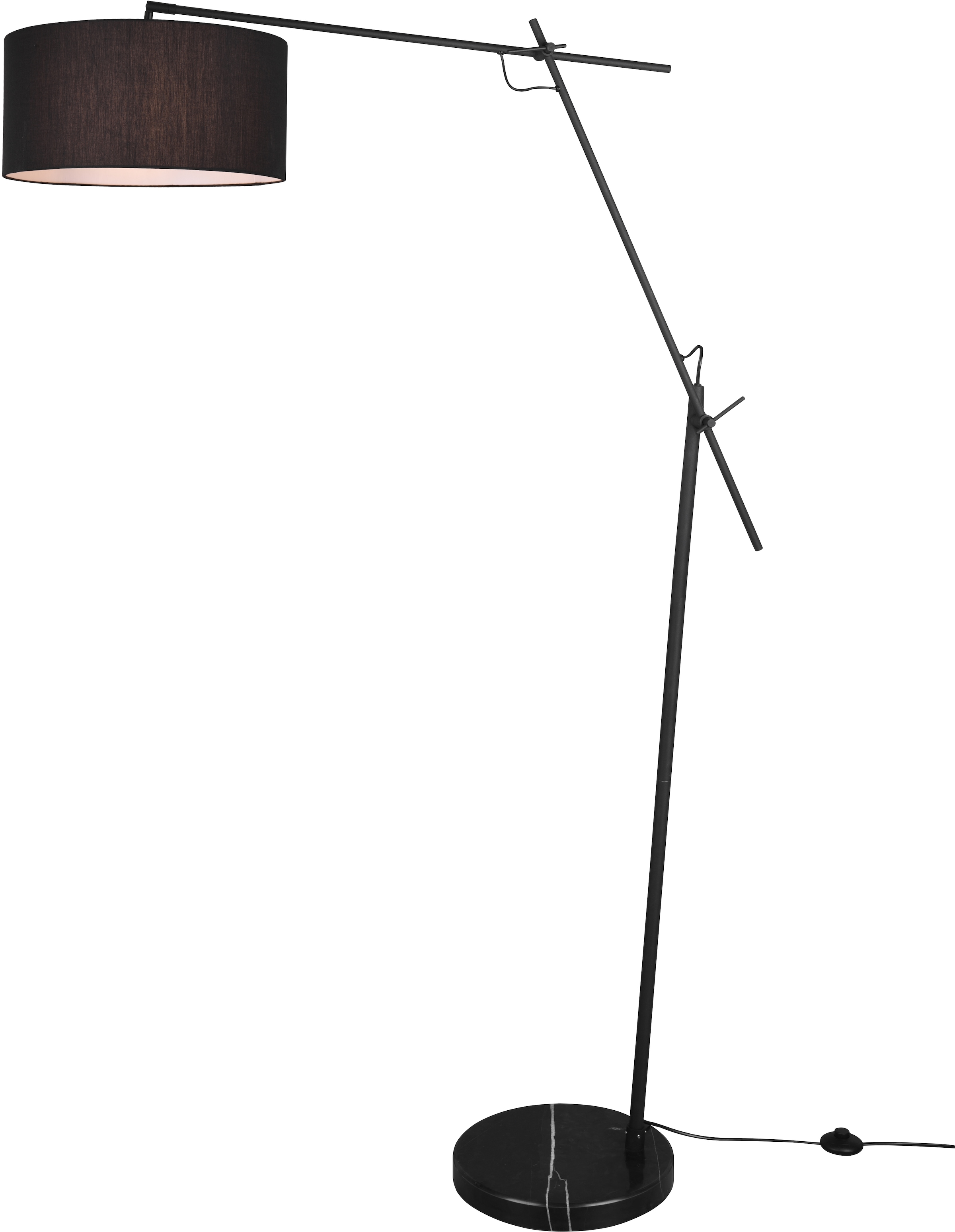 Höhe kaufen »PONTE«, flammig-flammig, Leuchtmittel online 1 168cm, TRIO schwenkbar; frei E27 Stehlampe wählbar Leuchten