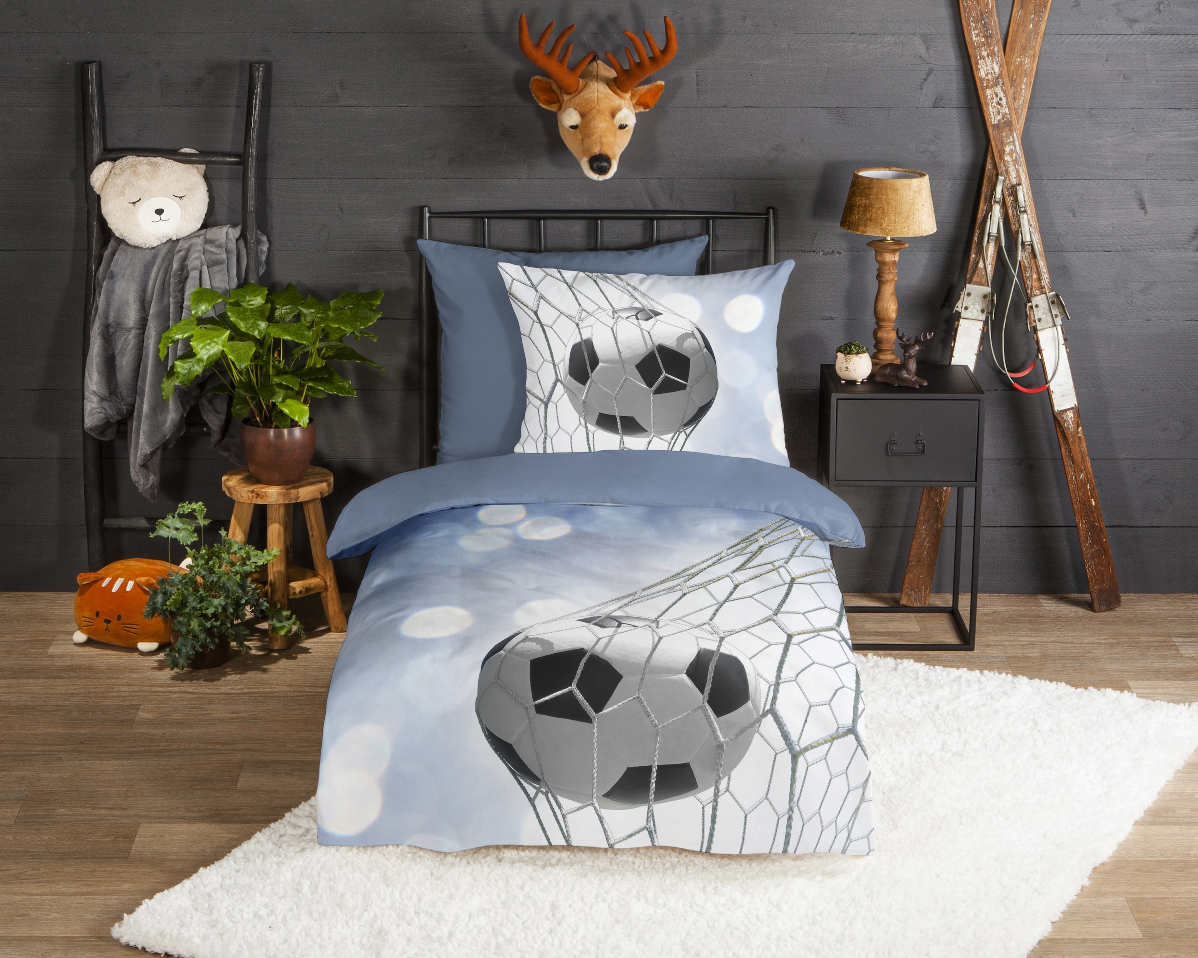 good morning Kinderbettwäsche »Tijmen« 2 Stk. tlg. Flanell Biber, 135x200, günstig online kaufen