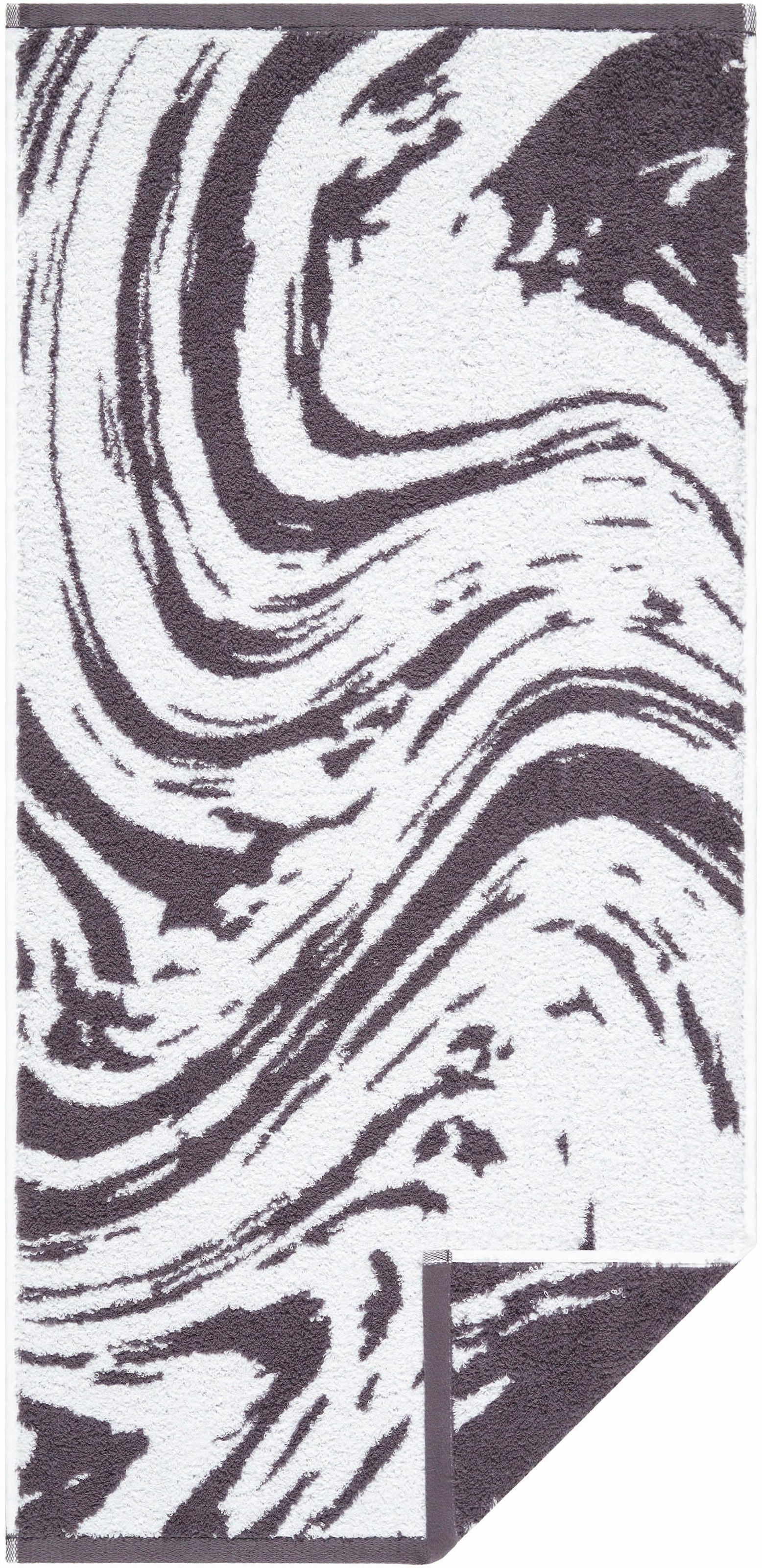 Egeria Handtuch »Marble«, (1 St.), graphisches Muster, 100% Baumwolle