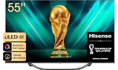 Hisense LED-Fernseher »55U7HQ«, 139 cm/55 Zoll, 4K Ultra HD, Smart TV, Quantum... kaufen