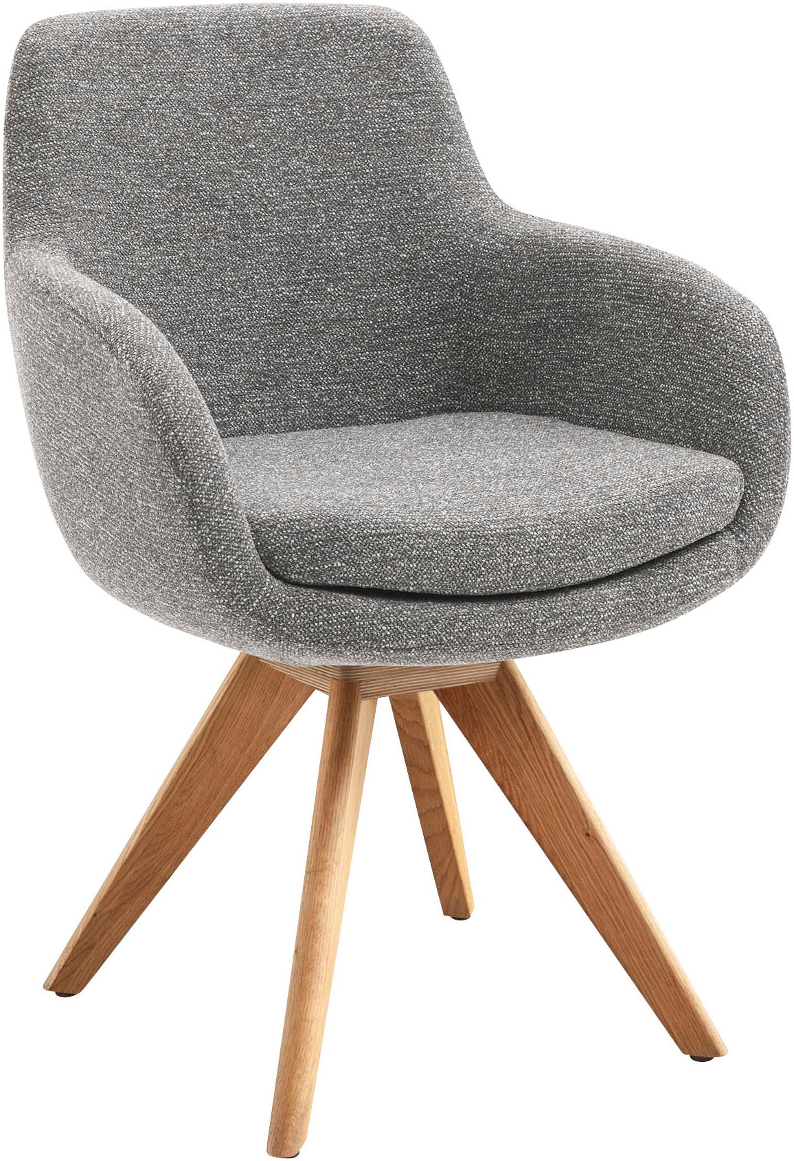 Musterring Esszimmerstuhl »Tavia«, (Set), 2 St., Chenille, Stativgestell Ei günstig online kaufen