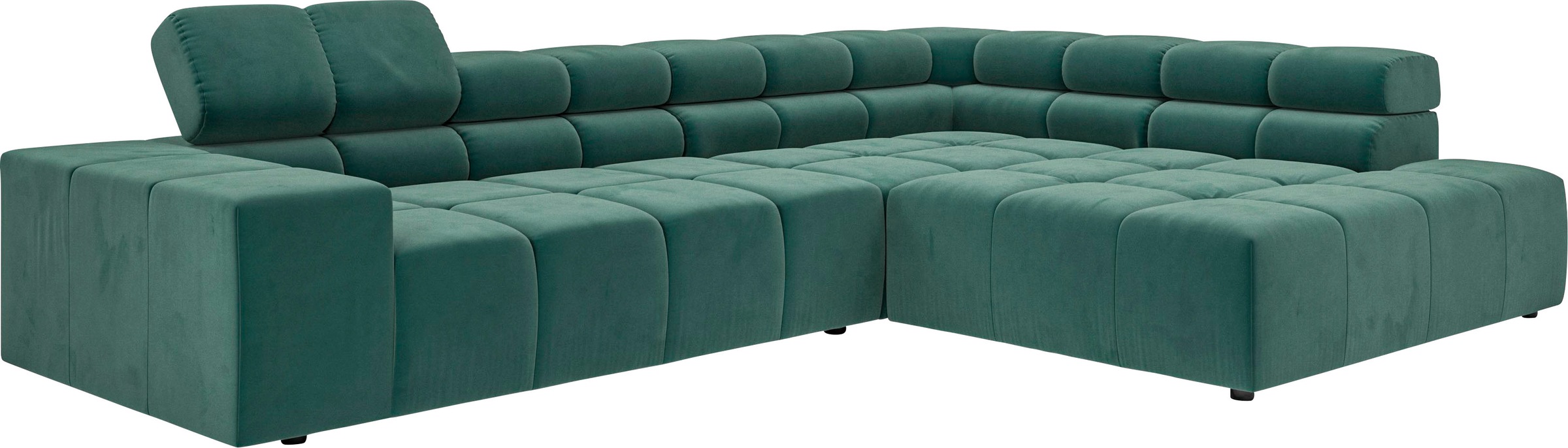 INOSIGN Ecksofa »Ancona incl. Kopfteilverstellung, OTTOs Choice, Breite 319cm, L-Form«, wahlweise motorische Sitztiefenverstellung, auch in Cord + Easy Care