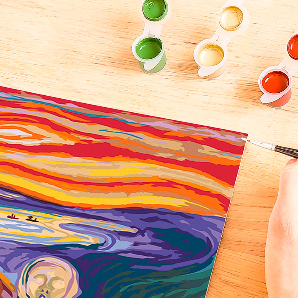 Ravensburger Malen nach Zahlen »CreArt, ART Collection, Munch-Schrei« für Erwachsene; Made in Europe