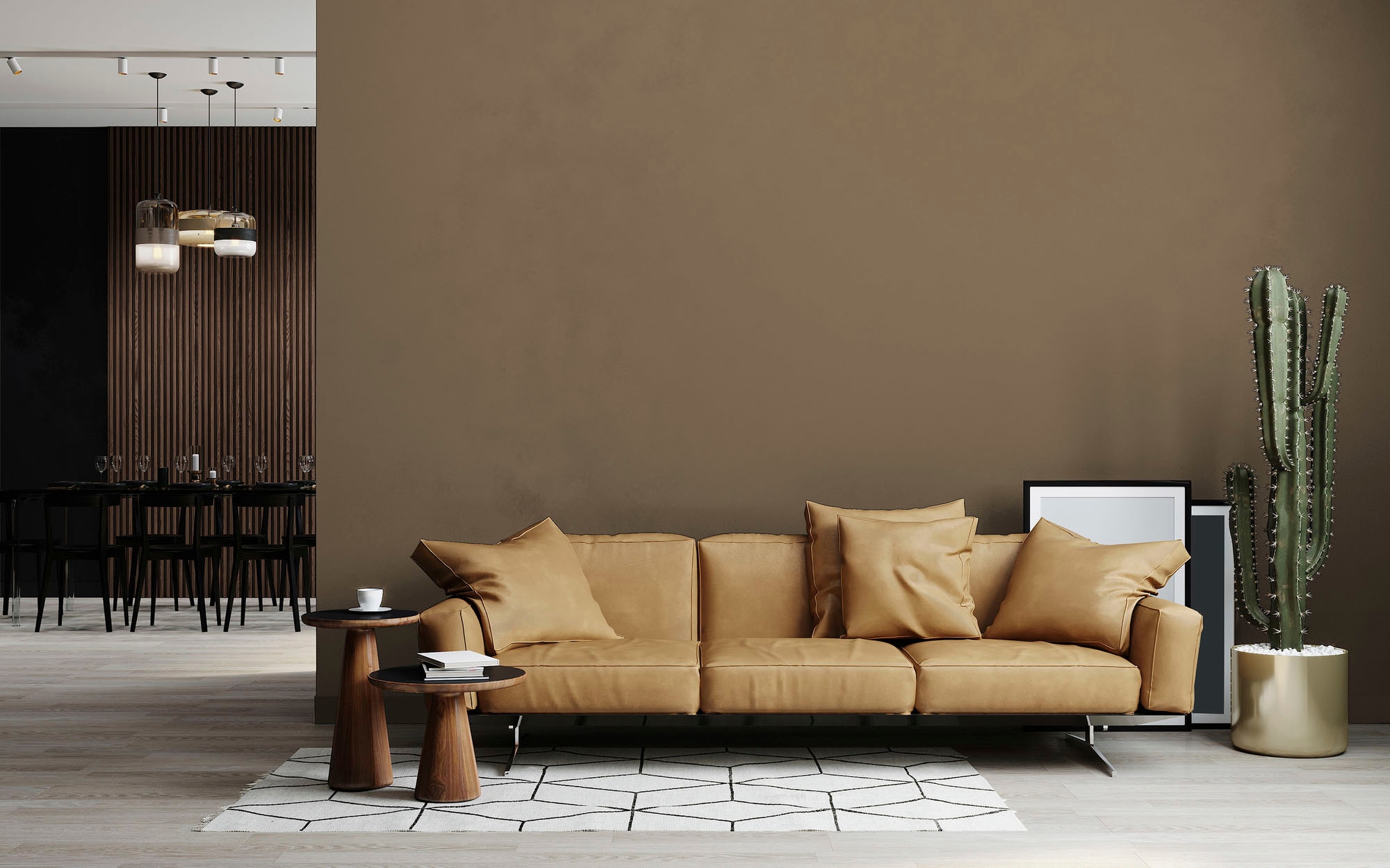 A.S. Création Wandfarbe »Premium Innenwandfarbe PURO Tuchmatt mellow brown« ideal für Wohnzimmer, Schlafzimmer, Flur und Küche, Farbwelt Braun