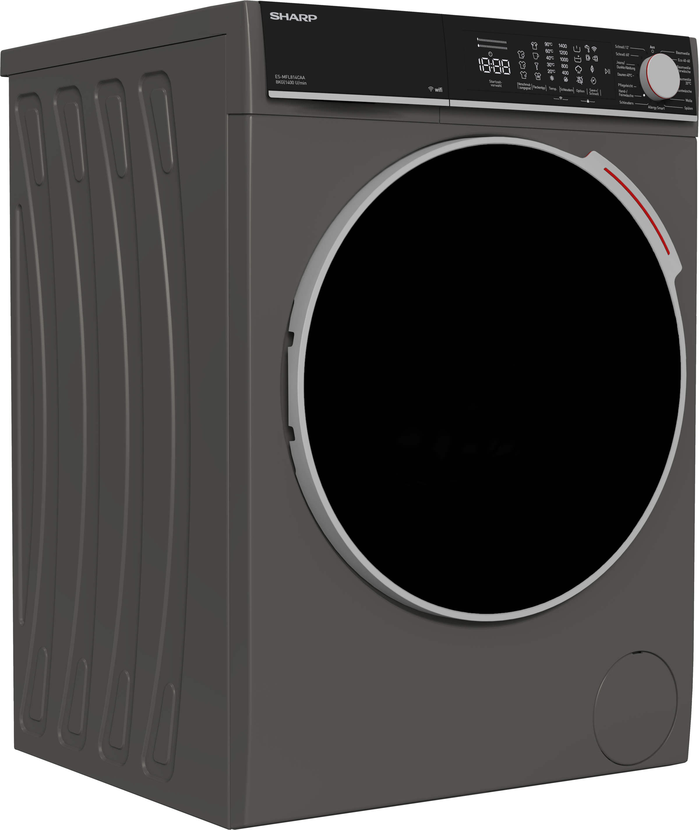 Sharp Waschmaschine Microfiber »ES-MFL814CAA-DE«, 8 kg, 1400 U/min, 8kg / + günstig online kaufen