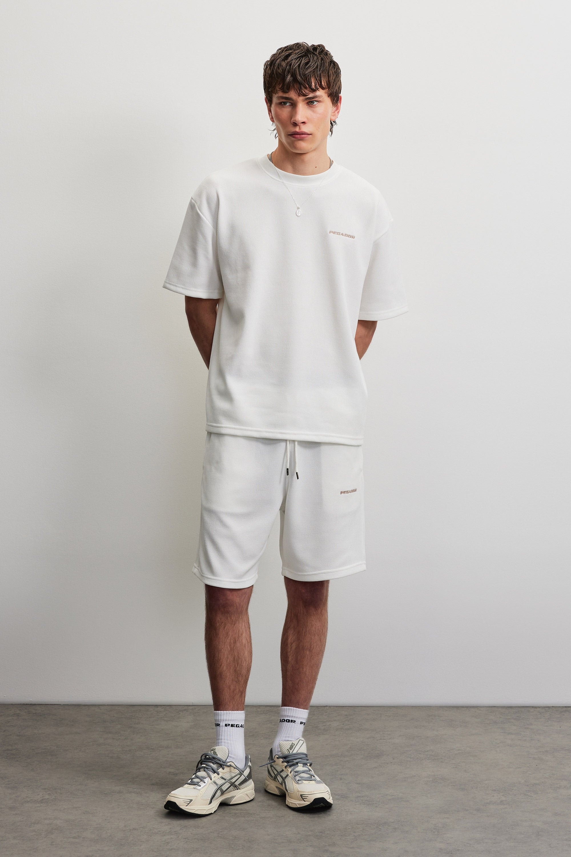 PEGADOR Rundhalsshirt »LAGOS OVERSIZED SOFT RIB TEE«