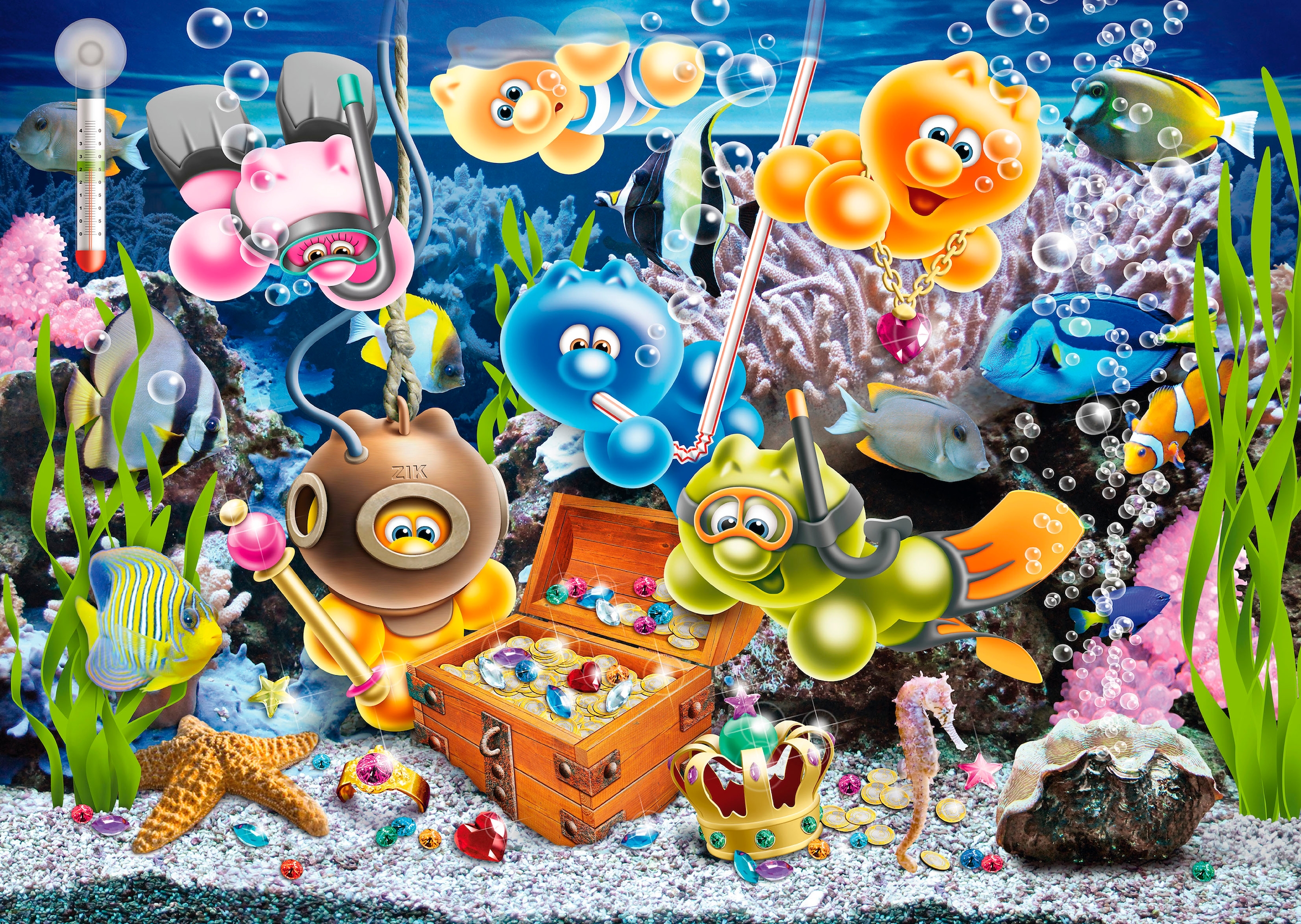 Ravensburger Puzzle »Gelini im Unterwasserspaß«, Made in Germany