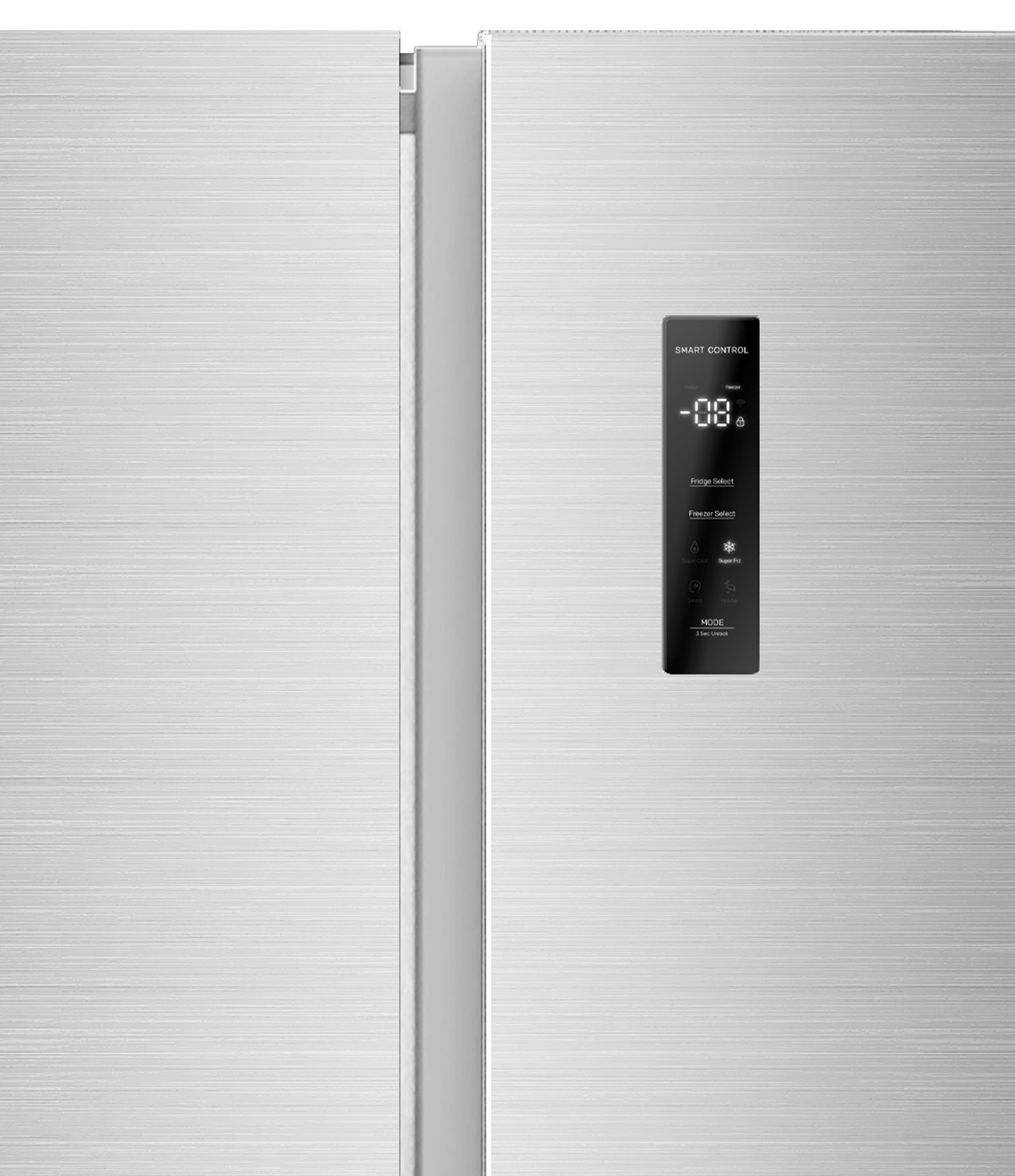 Amica Side-by-Side »SBSN 397 180 E« 179 cm hoch 91 cm breit 535 Liter Nutzinhalt - viel Platz für frische und gefrorene Vorräte