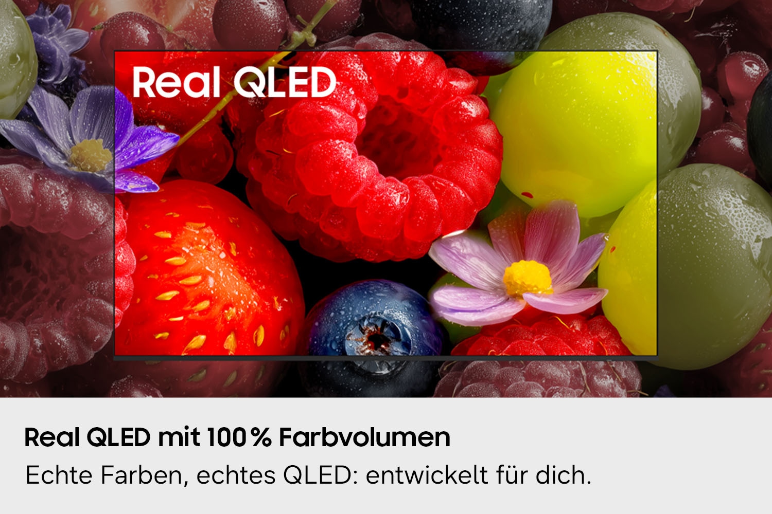 Samsung QLED-Fernseher »GQ50QN70HAU« 125 cm/50 ″ Smart-TV Real QLED, Quantum-Mini-LEDs, Gaming Hub mit 144 Hz, Adaptive Sound+