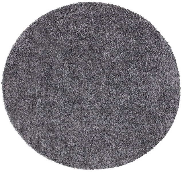 Carpet City Hochflor-Teppich »City Shaggy«, rund, 30 mm Höhe, Teppich Langflor, Uni, Shaggy, flauschig-weich