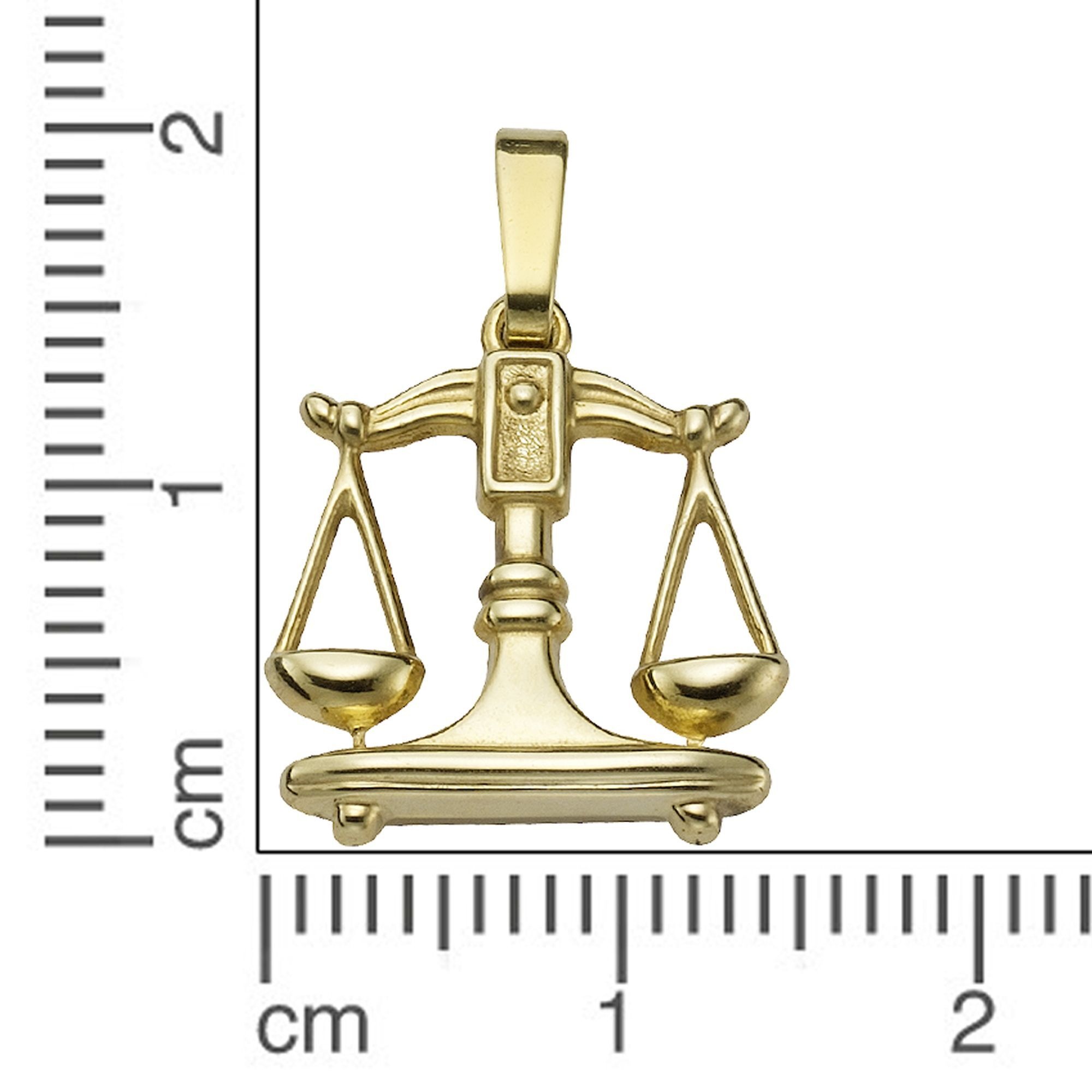 Vivance Kettenanhänger »585/- Gelbgold glanz«