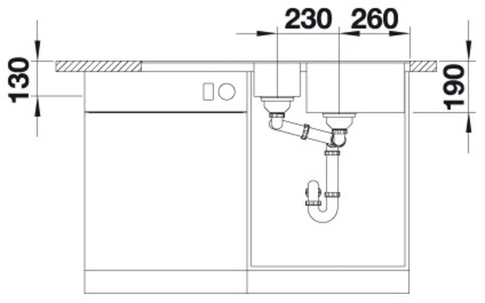 Blanco Granitspüle »METRA 6 S-F« 1 Stk. tlg. erhältlich in mehreren Farben, inkl Multifunktionsschale aus Edelstahl