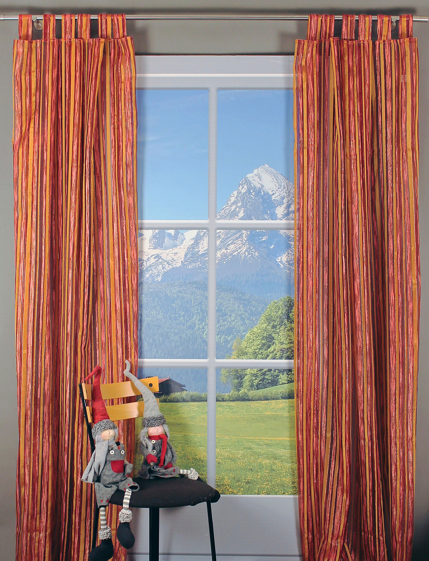HOSSNER - ART OF HOME DECO Gardine »Wallersee« Schlaufen 1 Stk. tlg. Schlau günstig online kaufen