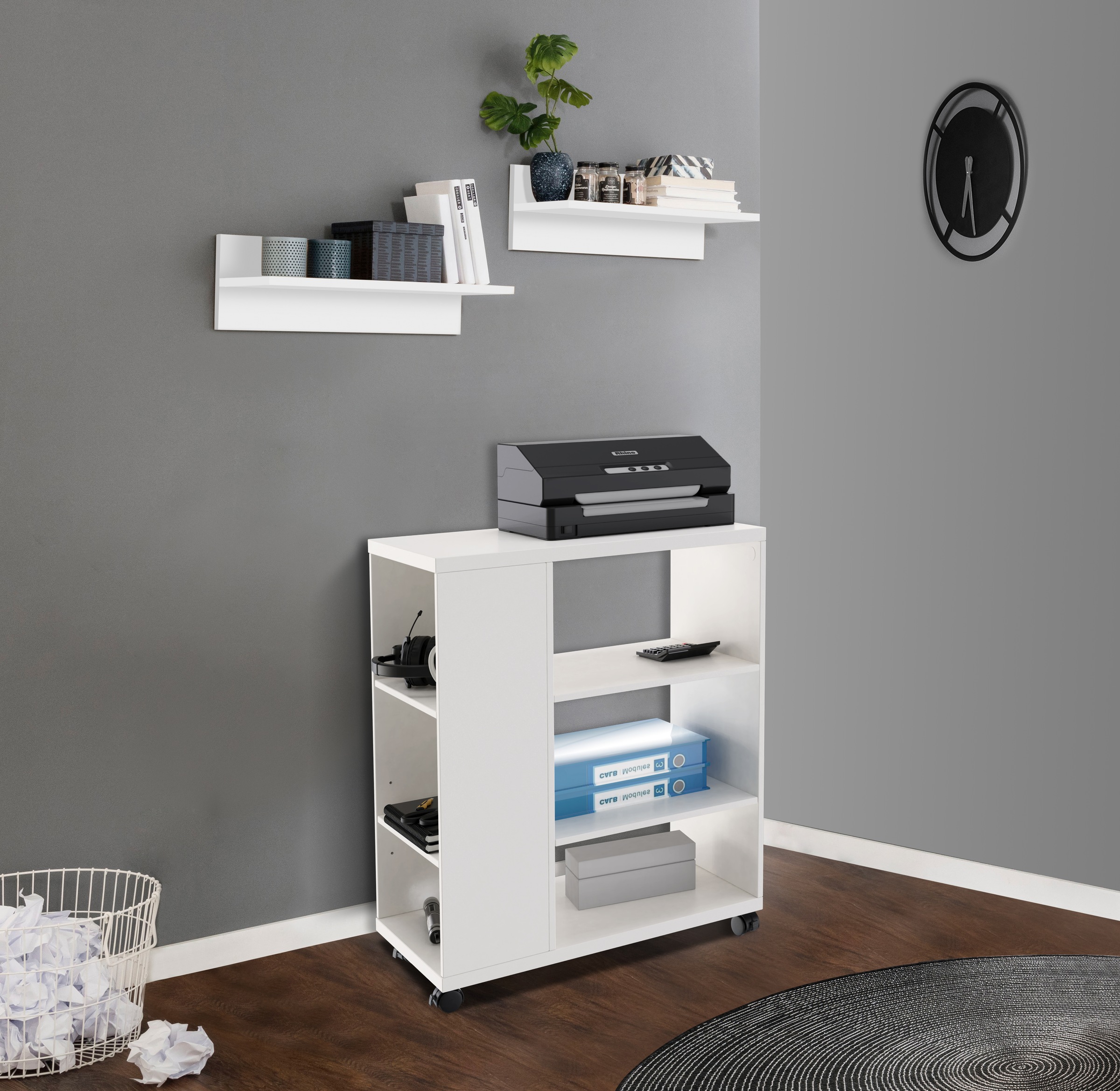 INOSIGN Rollwagen »LOKVE, Rollcontainer, Druckertisch, Rollregal,«, Rollen günstig online kaufen