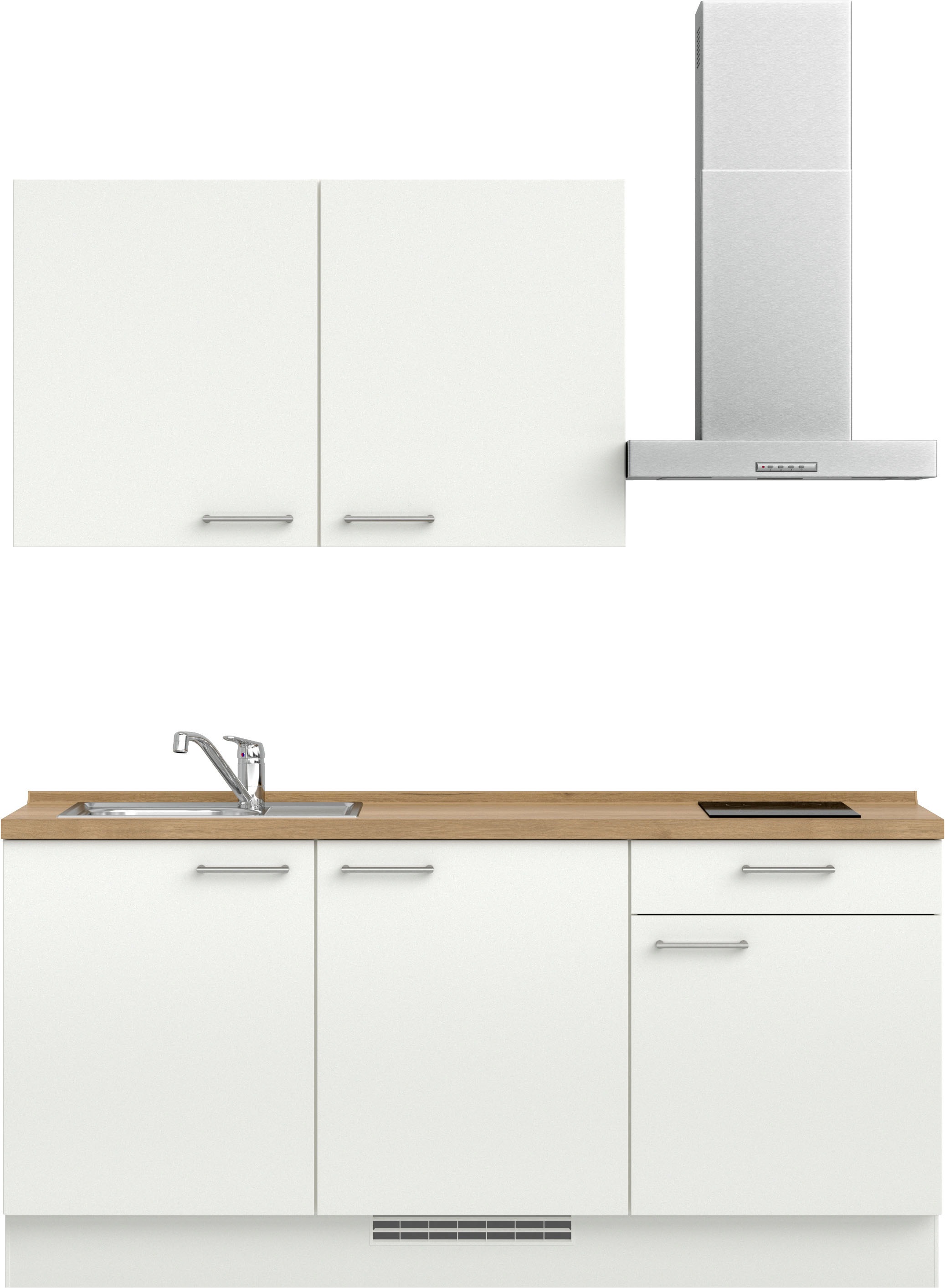 nobilia® Küchenzeile »"Laser I",Ausrichtung wählbar, Breite 180 cm« vormont günstig online kaufen