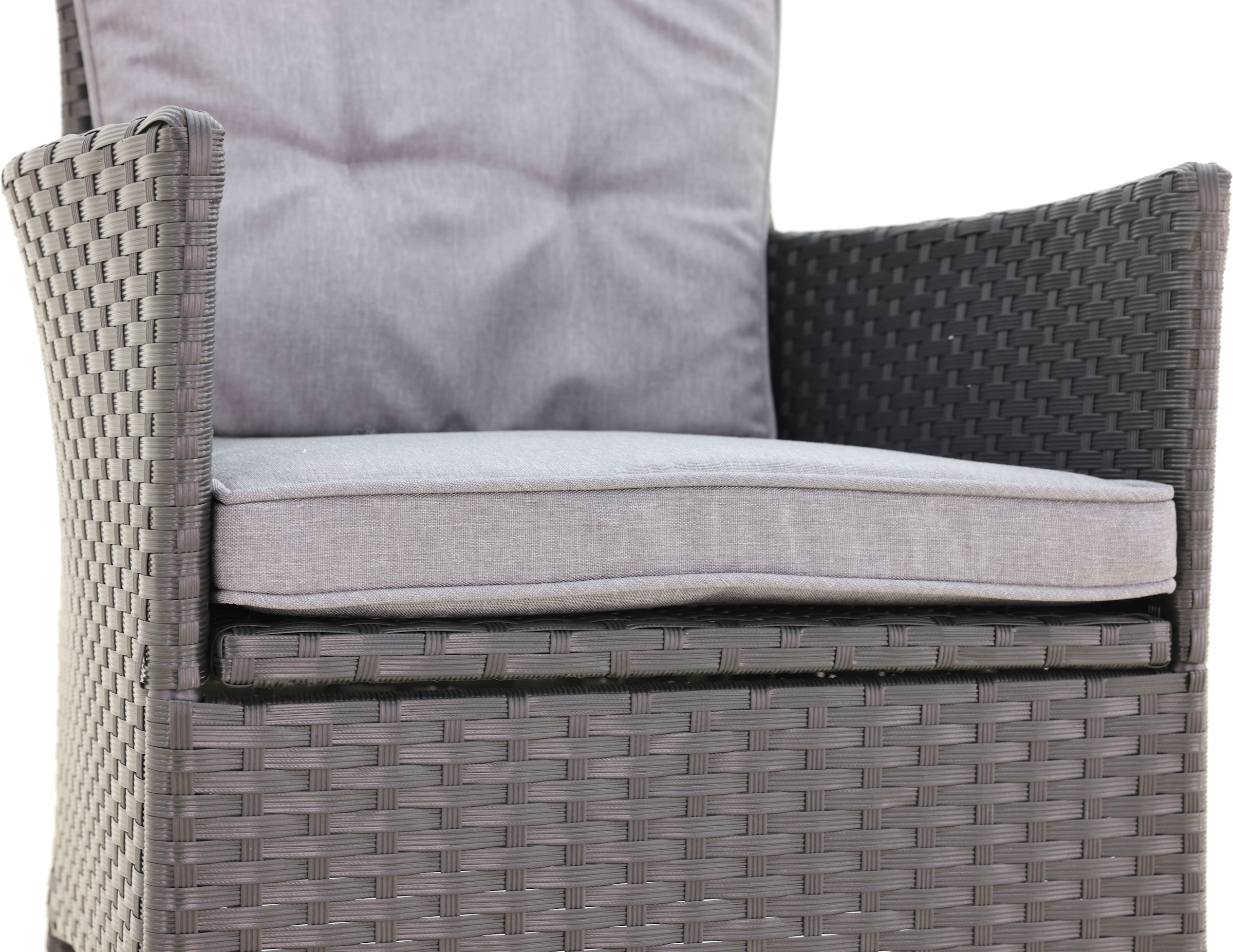 KONIFERA »Mailand« Set, 6x Sessel, 6x Sitzauflagen, 6x Rückenauflagen, 1x Tisch, 19 tlg. tlg. 6 Sessel, 6 Sitz,- und 6 Rückenkissen, 1 Tisch, 1 Gratis Schutzhülle