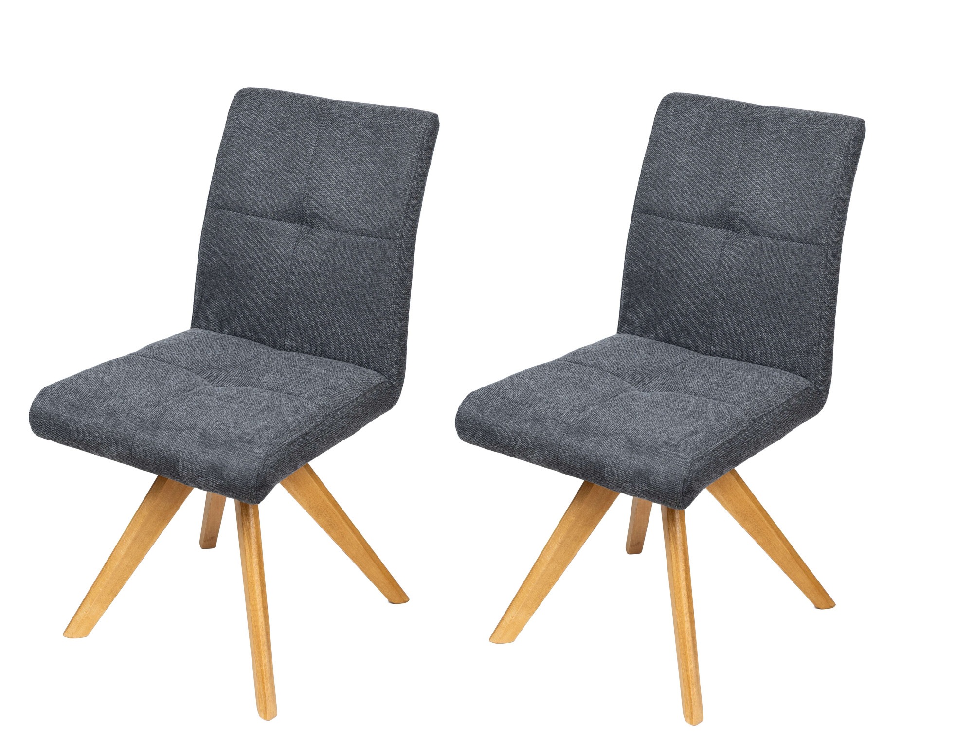 Home affaire Drehstuhl »Ida Polsterstuhl, Küchenstuhl, 4-Fußstuhl« () 2 Stk günstig online kaufen