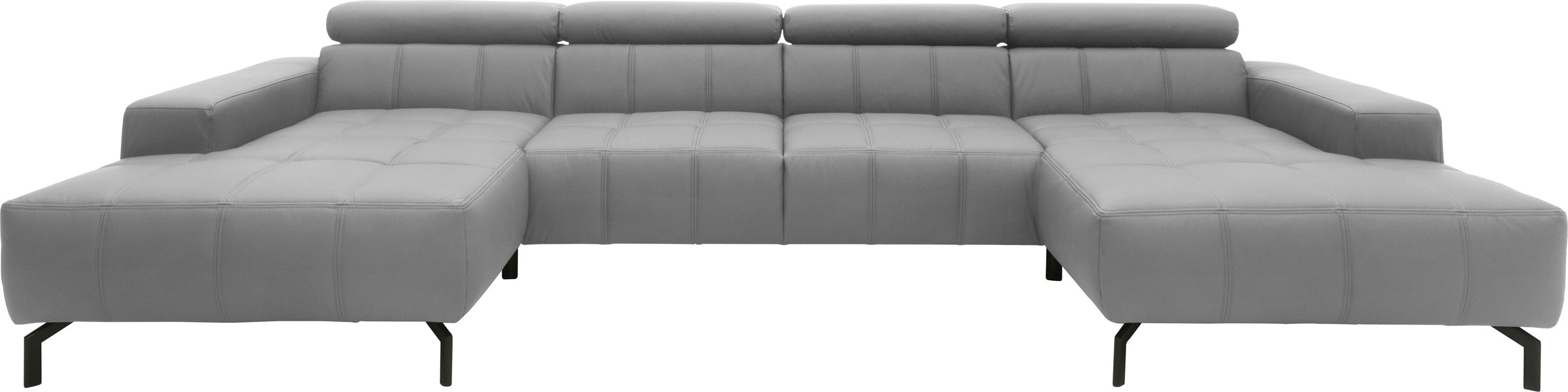 DOMO collection Wohnlandschaft "Cunelli tolle Sitznähte als Designelement, günstig online kaufen