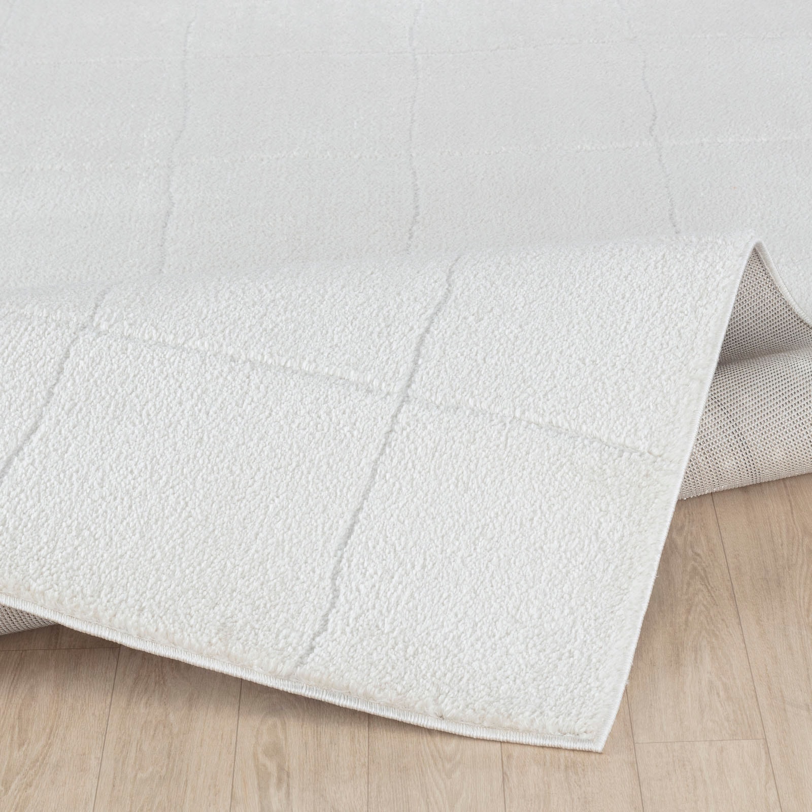 Livabliss Teppich »BUSAN«, rechteckig, 14 mm Höhe, Skandi Design, Modern Boho Kurzflor Wohnzimmerteppich, Schlafzimmer