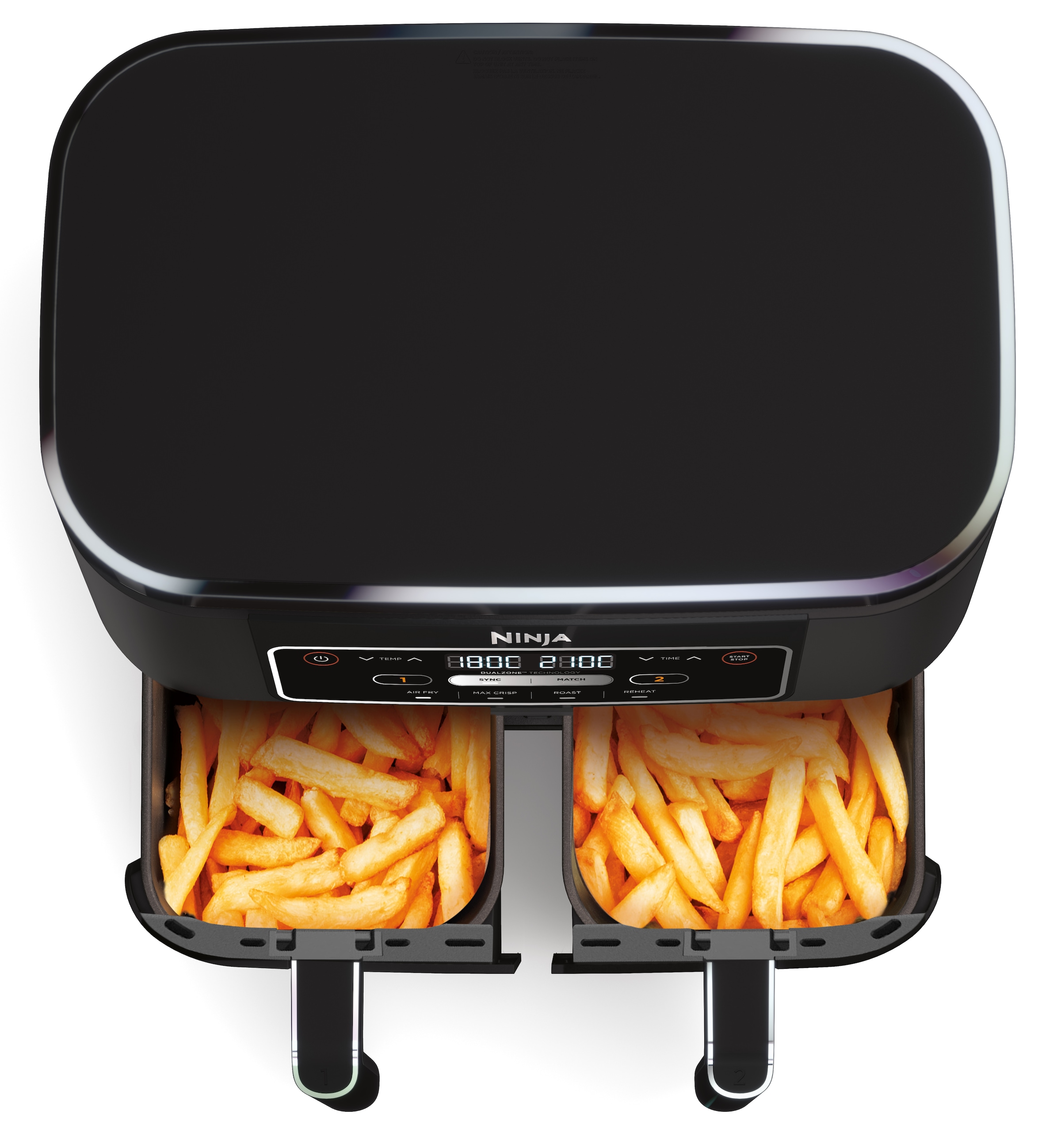 NINJA Heißluftfritteuse »AF200EU Ninja Foodi«, 2400 W, 4-in-1 Dual Zone, 7,6 L