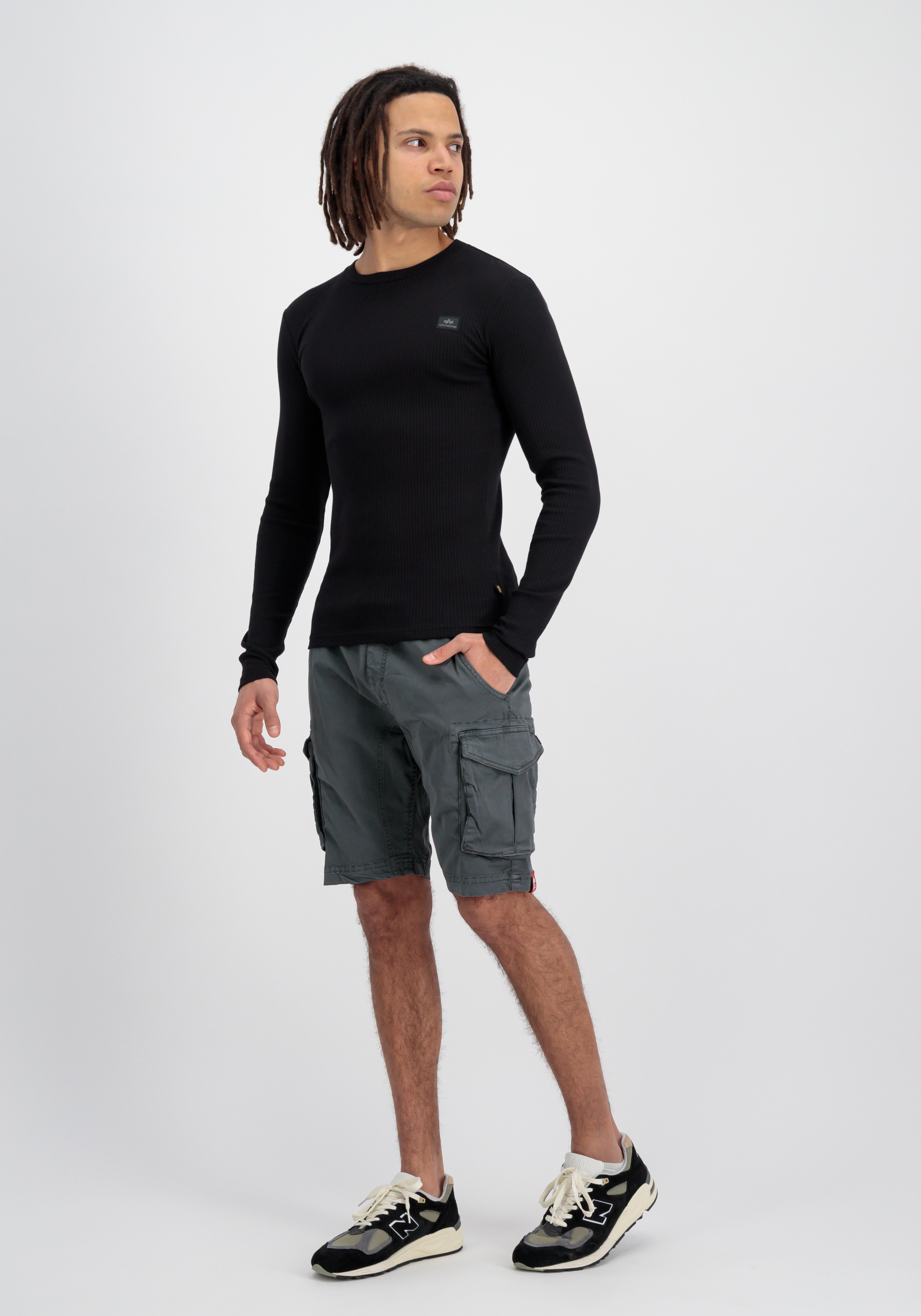 Alpha Industries Longsleeve »Alpha Industries Men - Longsleeves X-Fit Rib LS«
