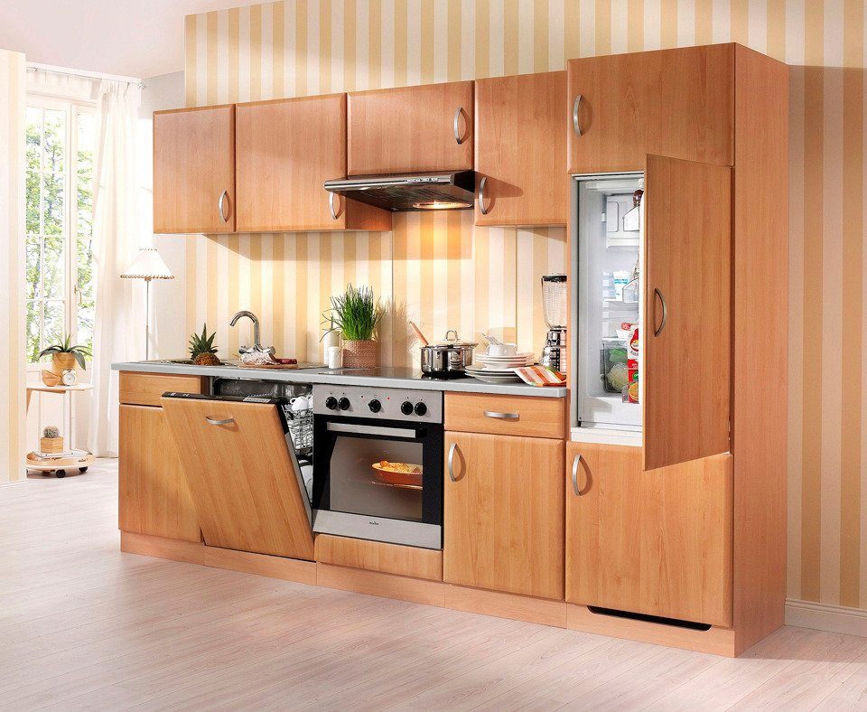 wiho Küchen Küchenzeile E-Geräten, kaufen 280 mit cm Breite auf Rechnung »Prag«