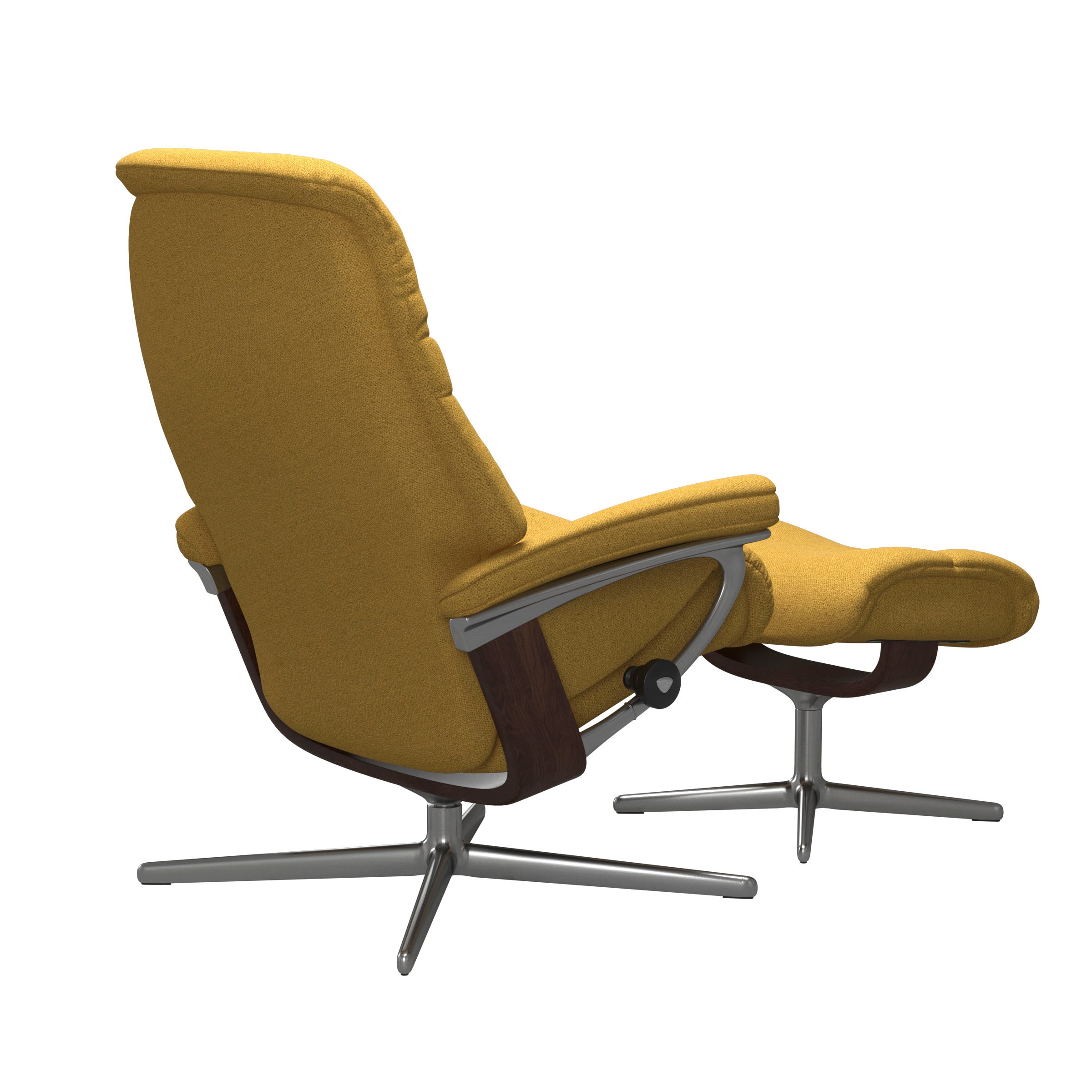 Stressless® Fußhocker »Sunrise«, mit Cross Base, Größe S, M & L, Holzakzent Braun