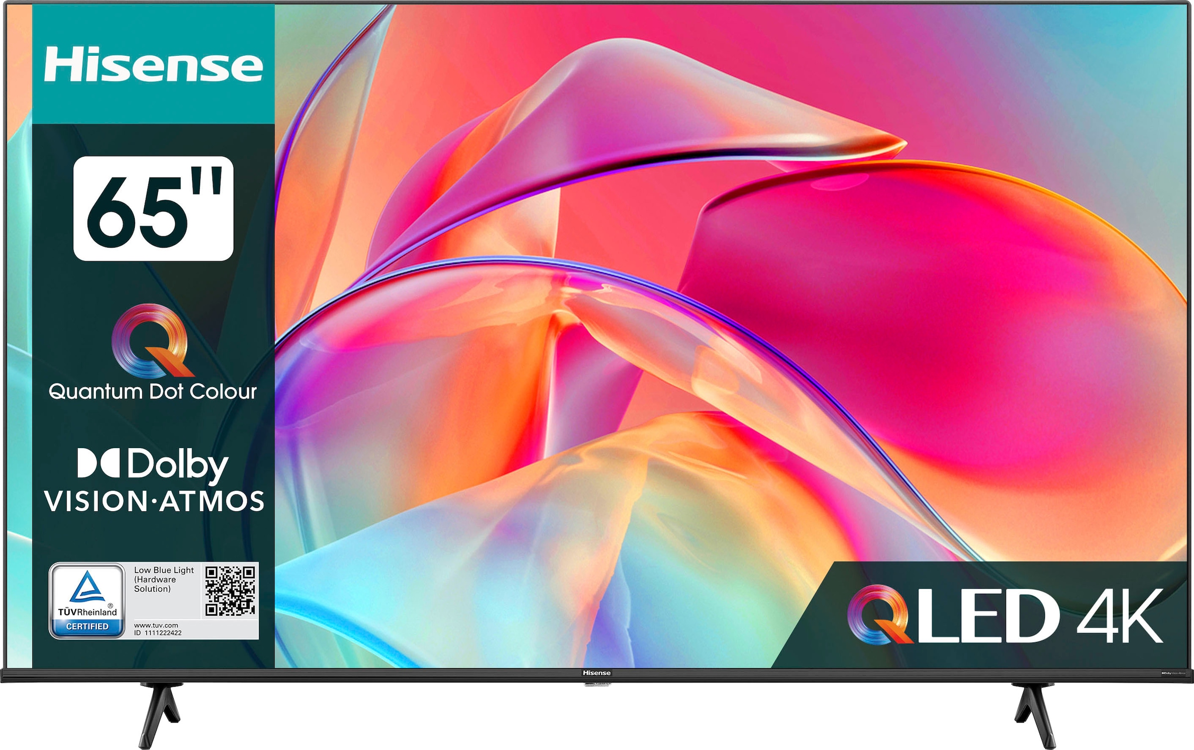 Hisense QLED-Fernseher »65E7KQ«, cm/65 164 Zoll, Ultra 4K auf Smart-TV HD, bestellen Raten