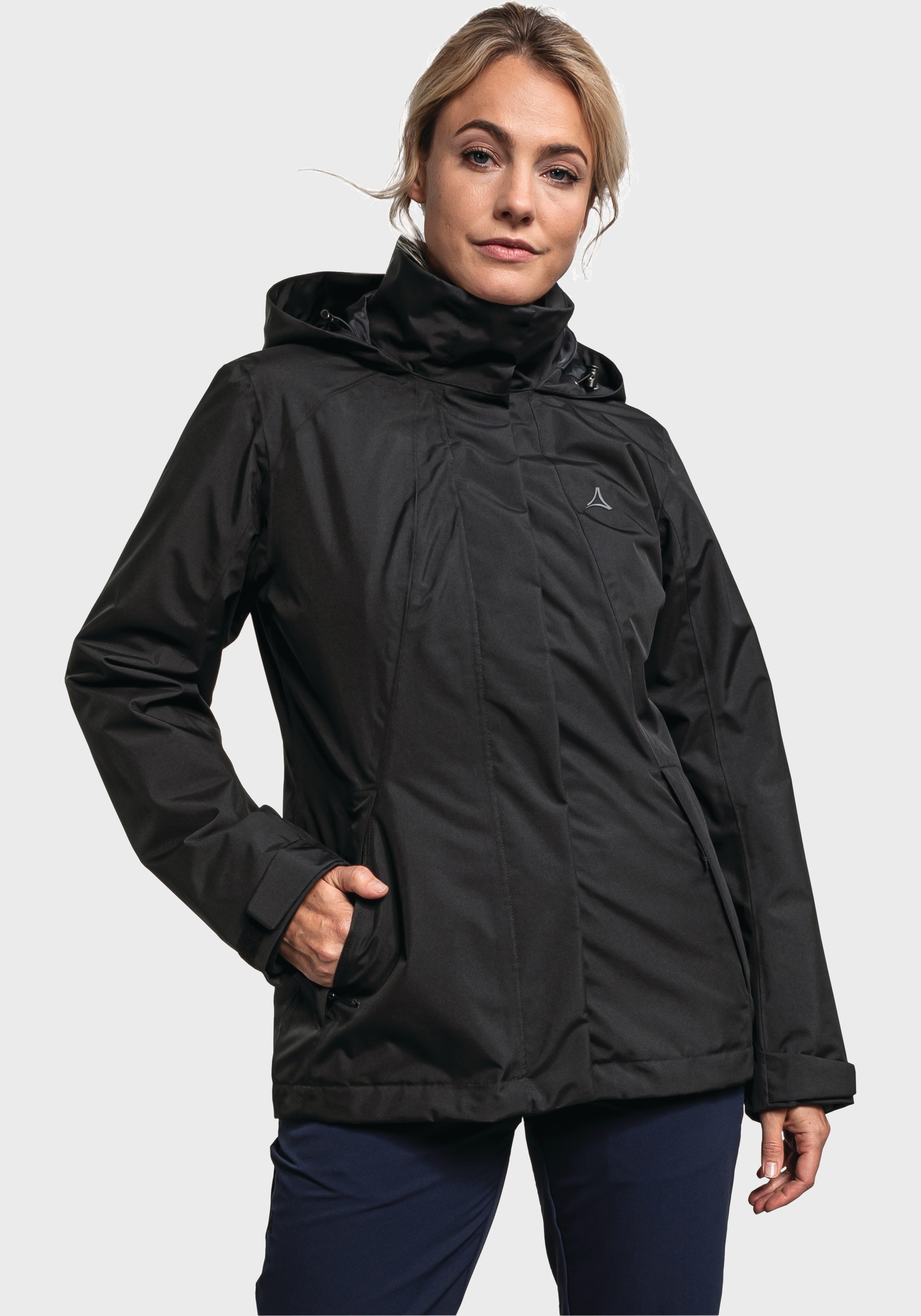 Schöffel Doppeljacke »3in1 Jacket Partinello L«, mit Kapuze