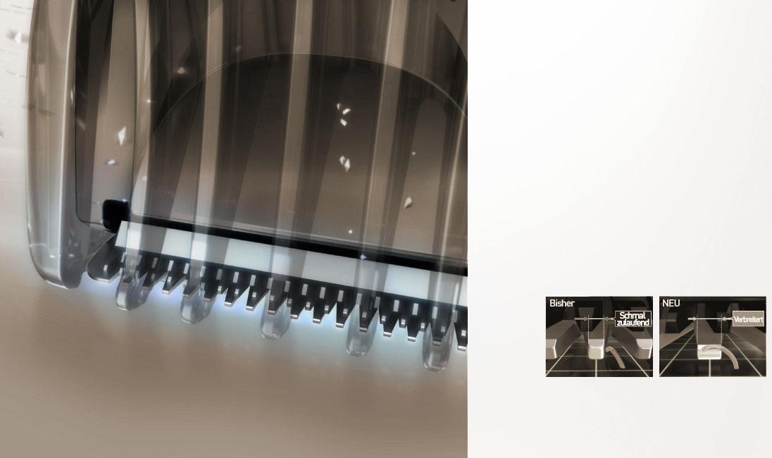 Panasonic Bartschneider »ER-SB40-K803«, 1 Aufsätze, Klingensystem mit Salonstandardeinzug