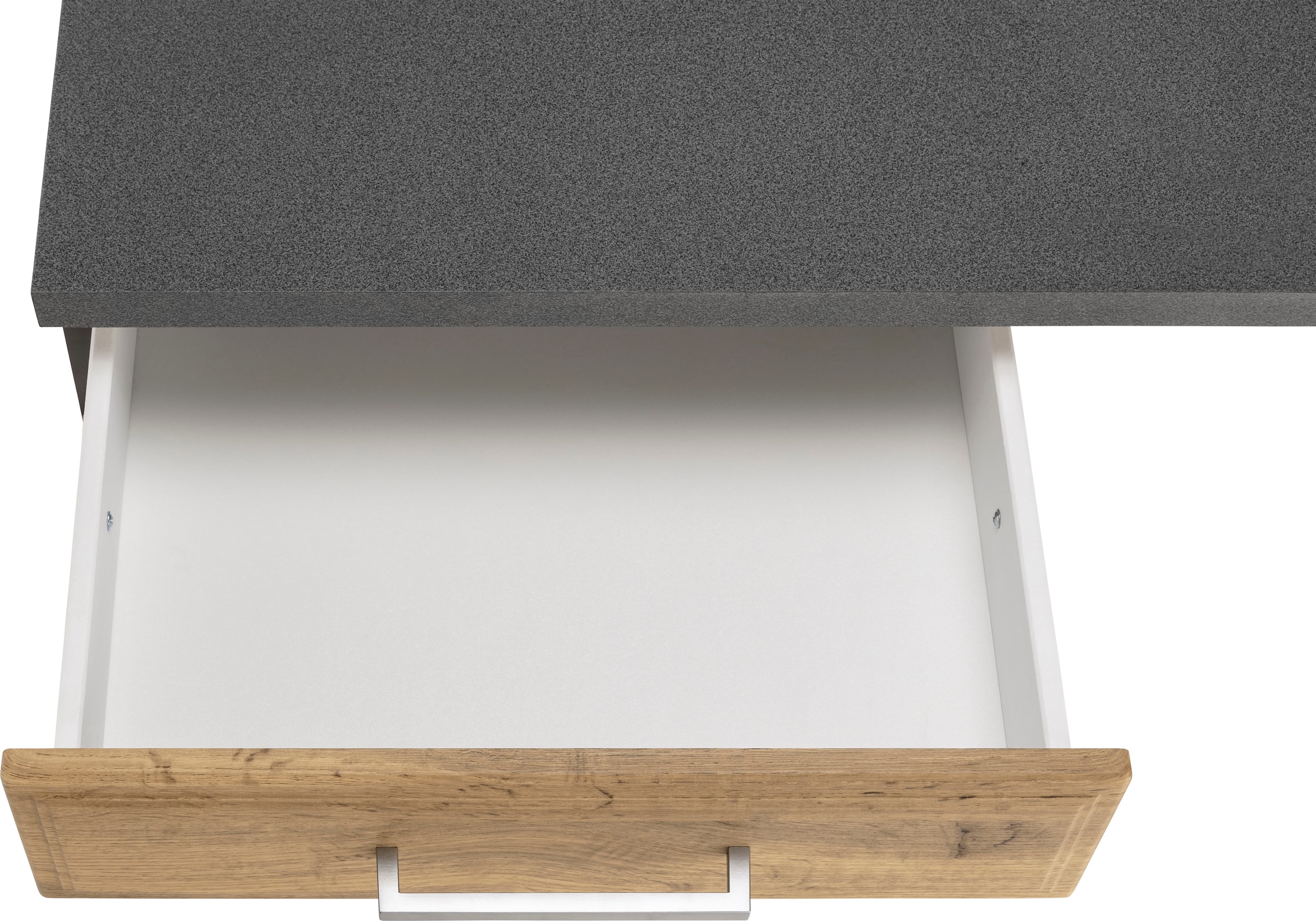 HELD MÖBEL Küchenzeile »Stockholm«, Breite 360 cm, mit hochwertigen MDF Fronten im Landhaus-Stil