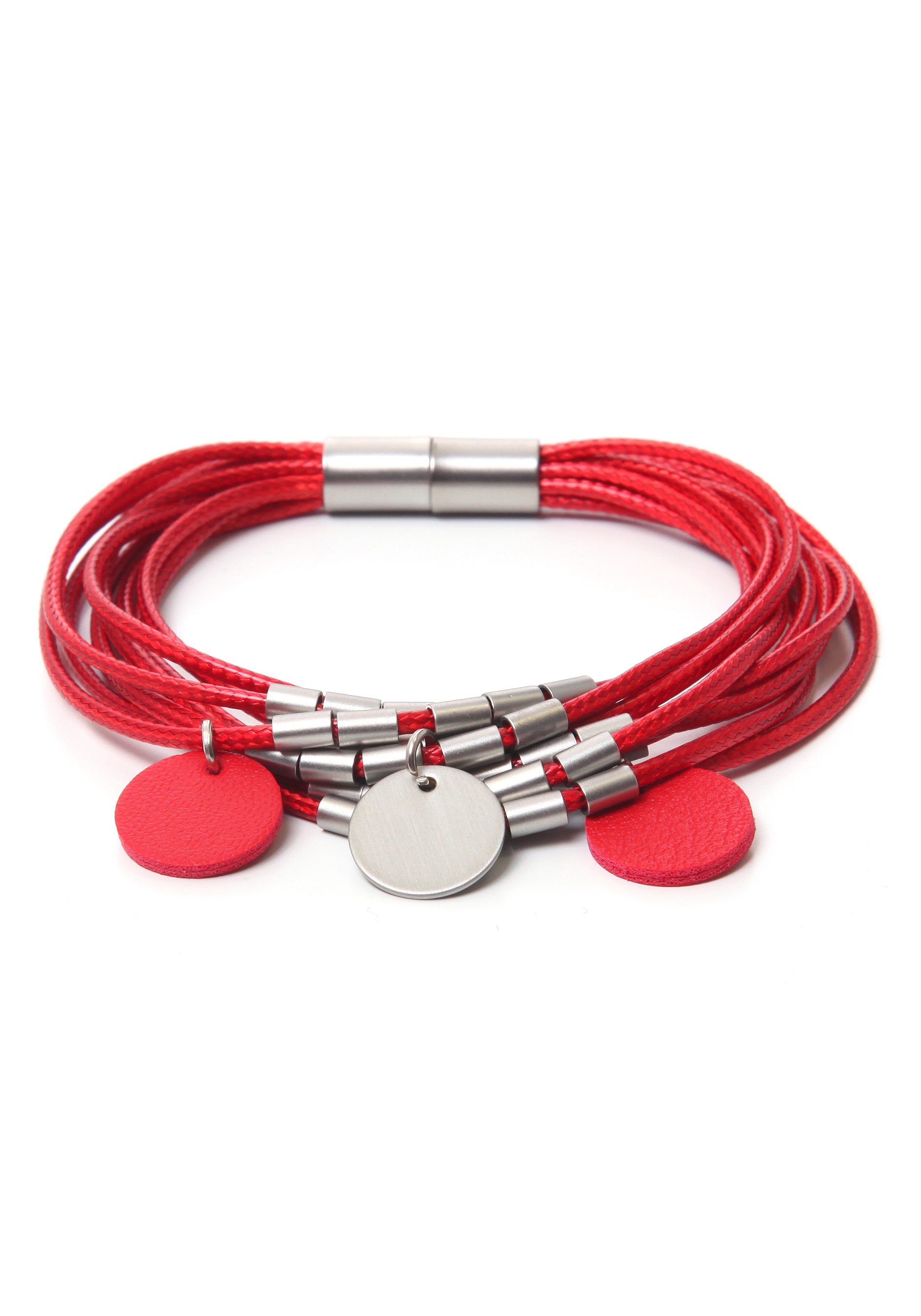 Bild von Firetti Armband »rot, rund, bicolor, mehrreihig«