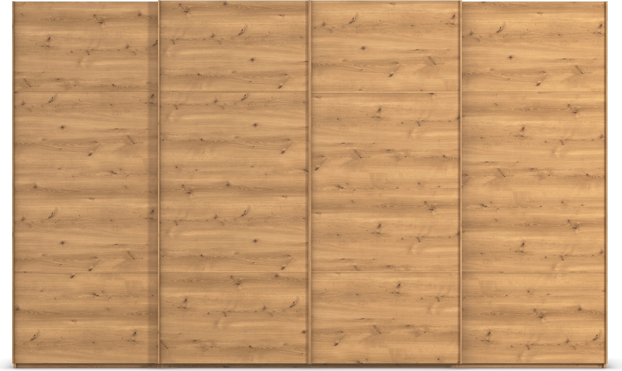 rauch Schwebetürenschrank »Kleiderschrank Schrank Garderobe Schlafzimmerschrank SCALE-TRIO«, edle dreigeteilte Front, 2 Zierleisten in Griff-Farbe MADE IN GERMANY