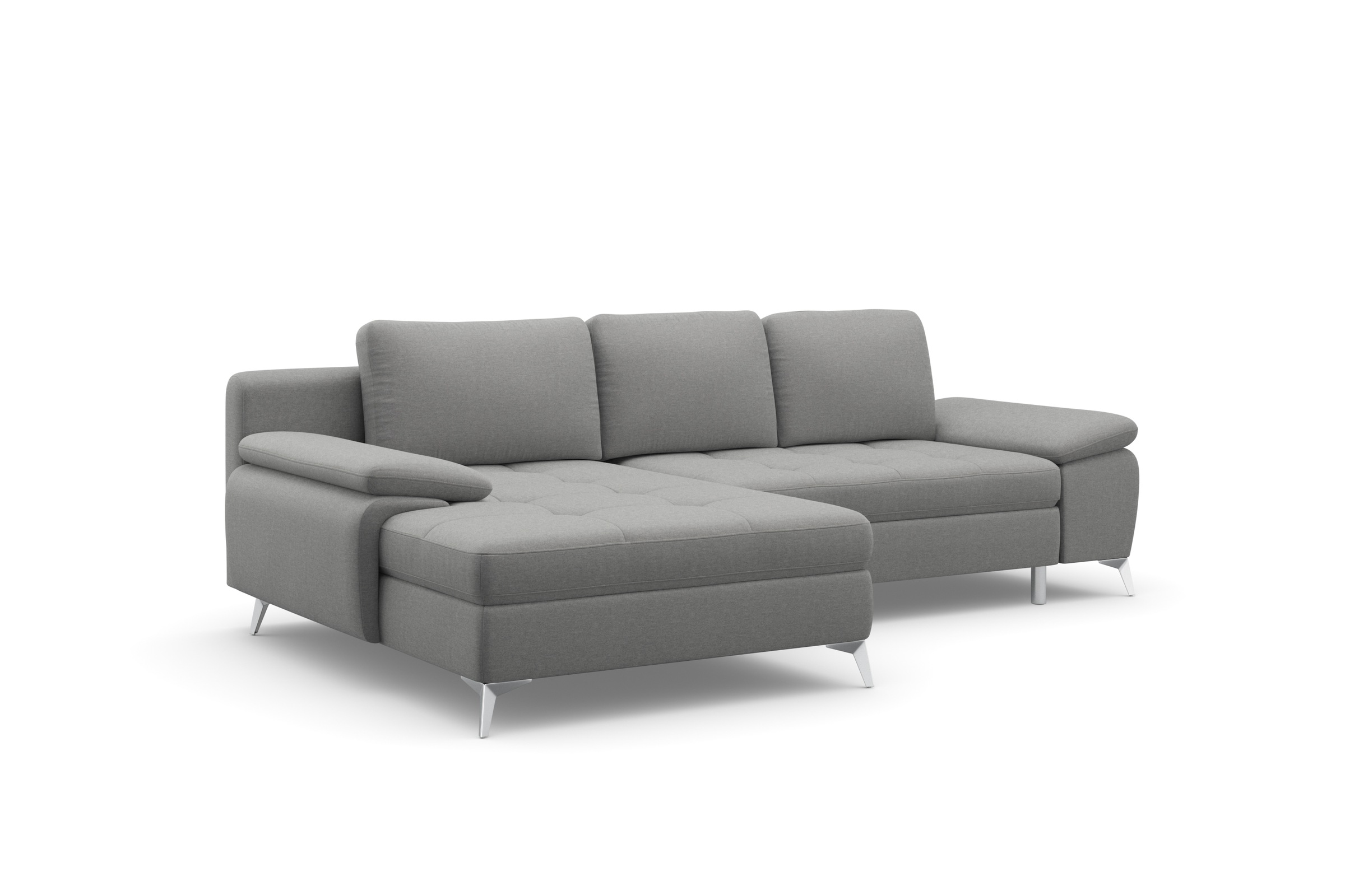 sit&more Ecksofa »Latigo L-Form«, mit Recamiere, wahlweise mit Bettfunktion und Bettkasten