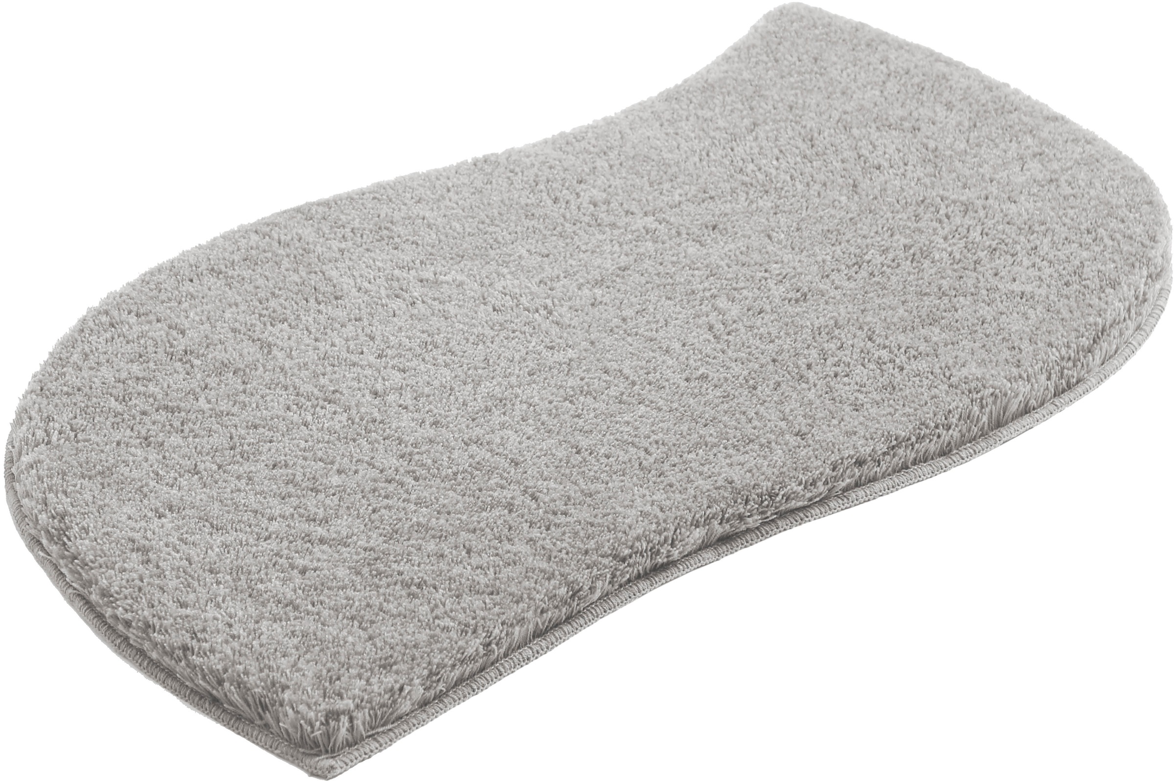 my home Badematte »Merida, Badvorleger, Badezimmer Teppich«, rutschhemmend beschichtet, fußbodenheizungsgeeignet-schnell trocknend-strapazierfähig, Badteppich, Uni Farben, rechteckig, rund & als 2-tlg. Set erhältlich