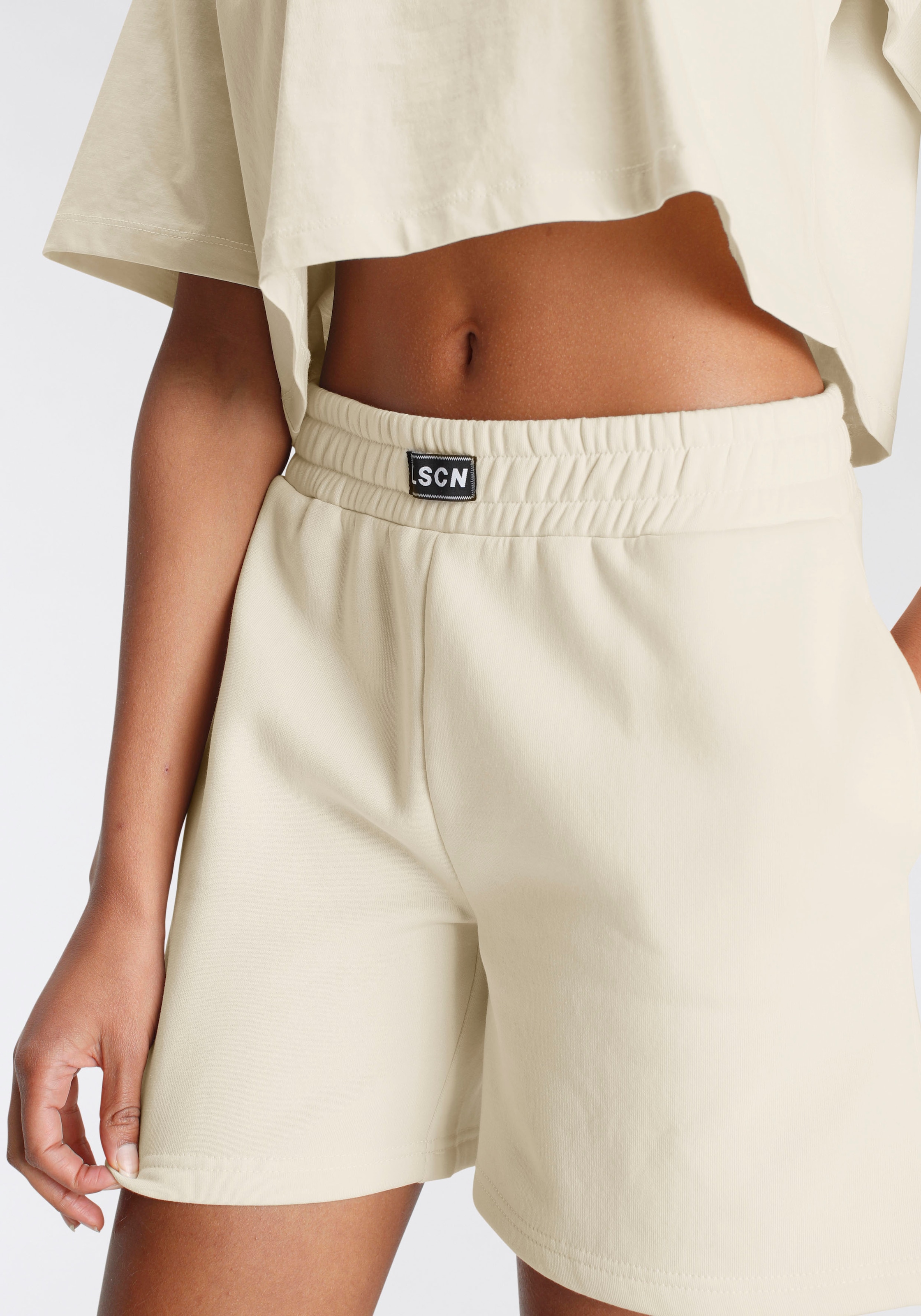 LASCANA Sweathose, mit geripptem Hosenbund, Loungewear, Loungeanzug