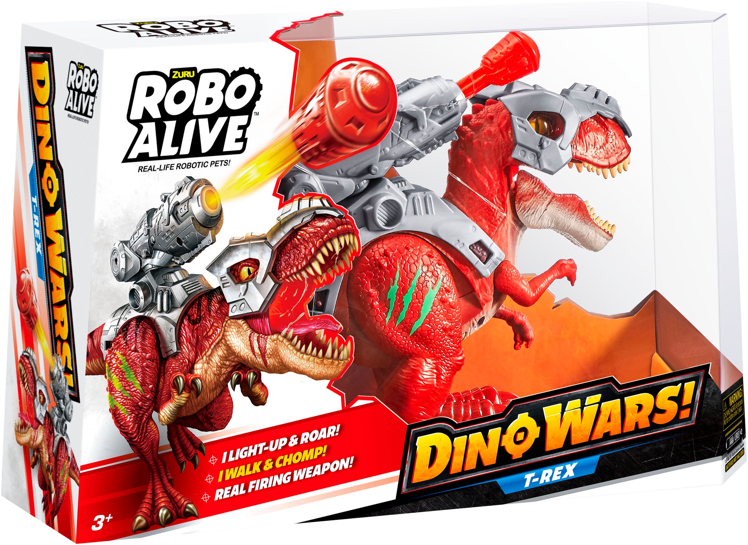 ROBO ALIVE Robotertier »Robo Alive, Dino Wars Dinosaurier T-Rex Serie 1«, mit Funktionen