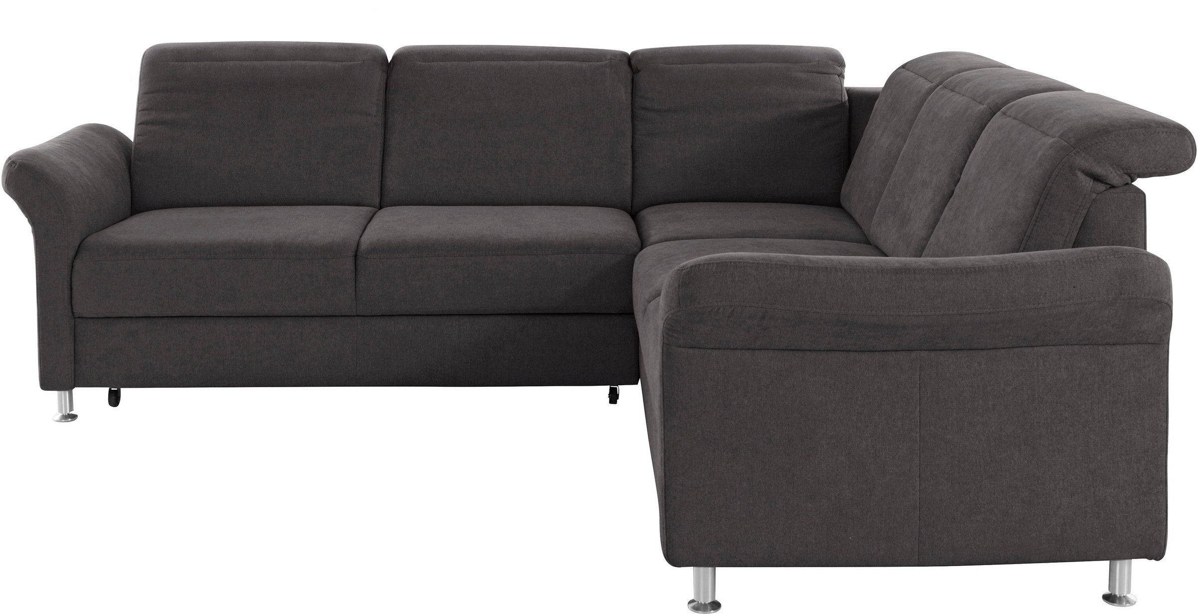 sit&more Ecksofa »Darwin L-Form«, inklusive Federkern, wahlweise mit Kopfteilverstellung, Bettfunktion