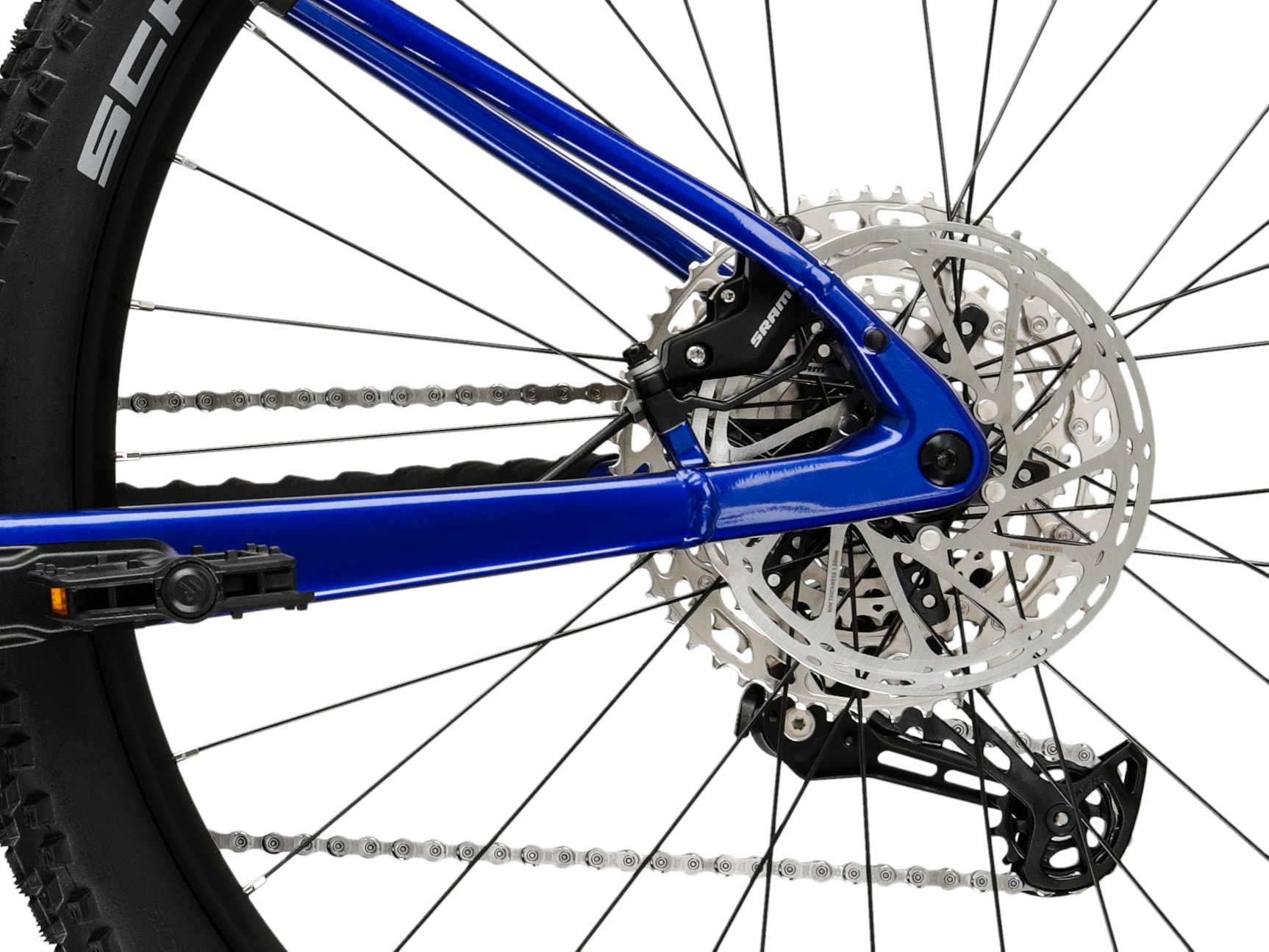 Kross »Influx Hybrid 4.0 21,3Ah / 800 Wh 29 Zoll blau 12 Gänge 2026« 12 Gang Shimano DEORE M6100 Schaltwerk Kettenschaltung Mittelmotor 250 W