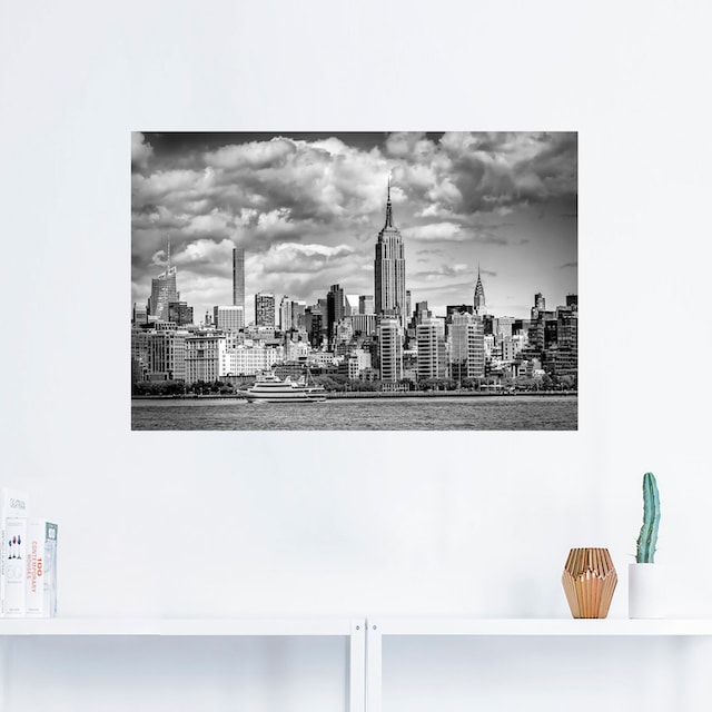 York, oder Alubild, Artland in »Midtown St.), als online Manhattan«, versch. Größen Leinwandbild, (1 Poster Wandbild Wandaufkleber New kaufen